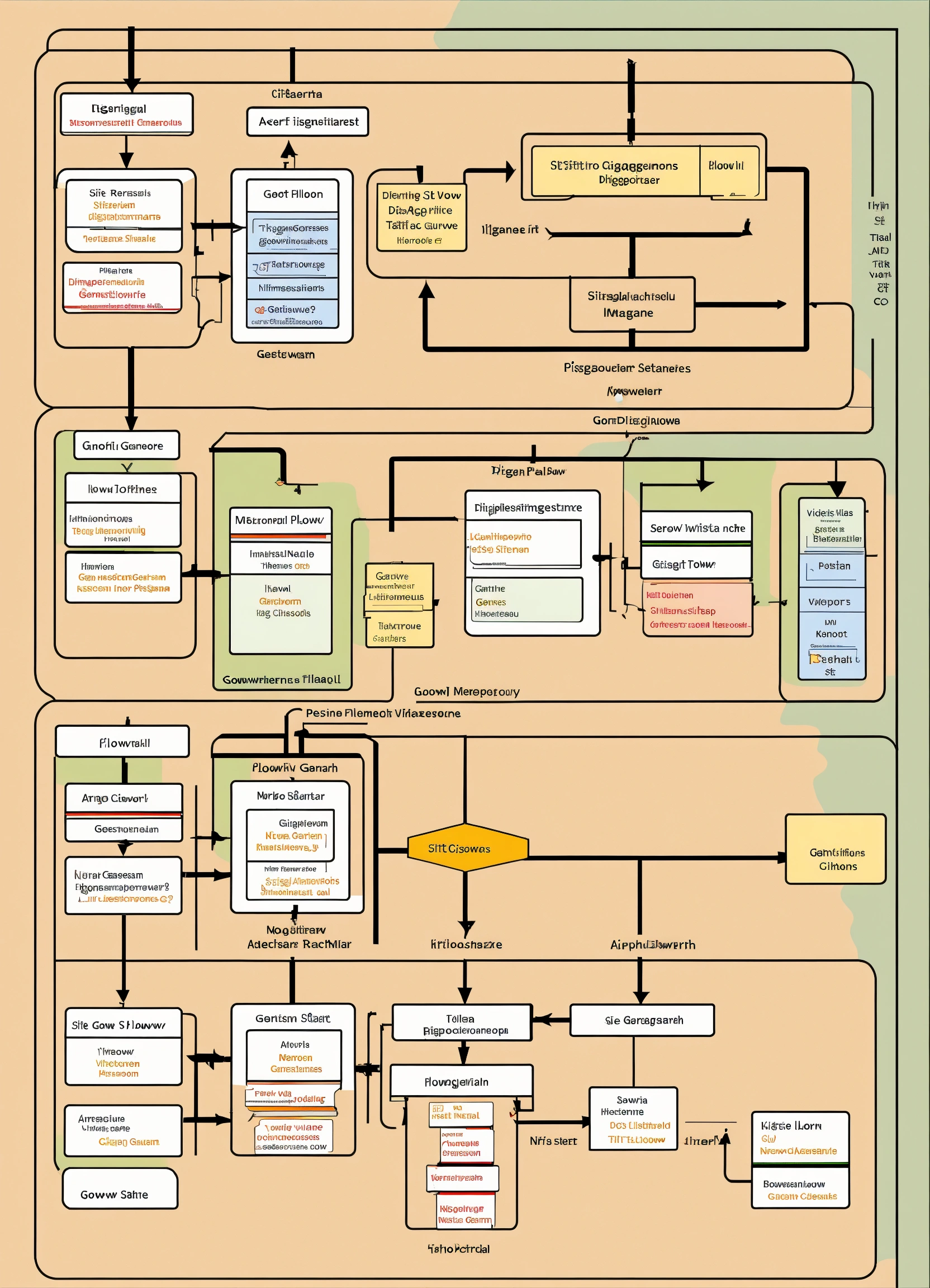 Lexica - Generate An Image That Portrays Sitemap Diagrams Create Visual 