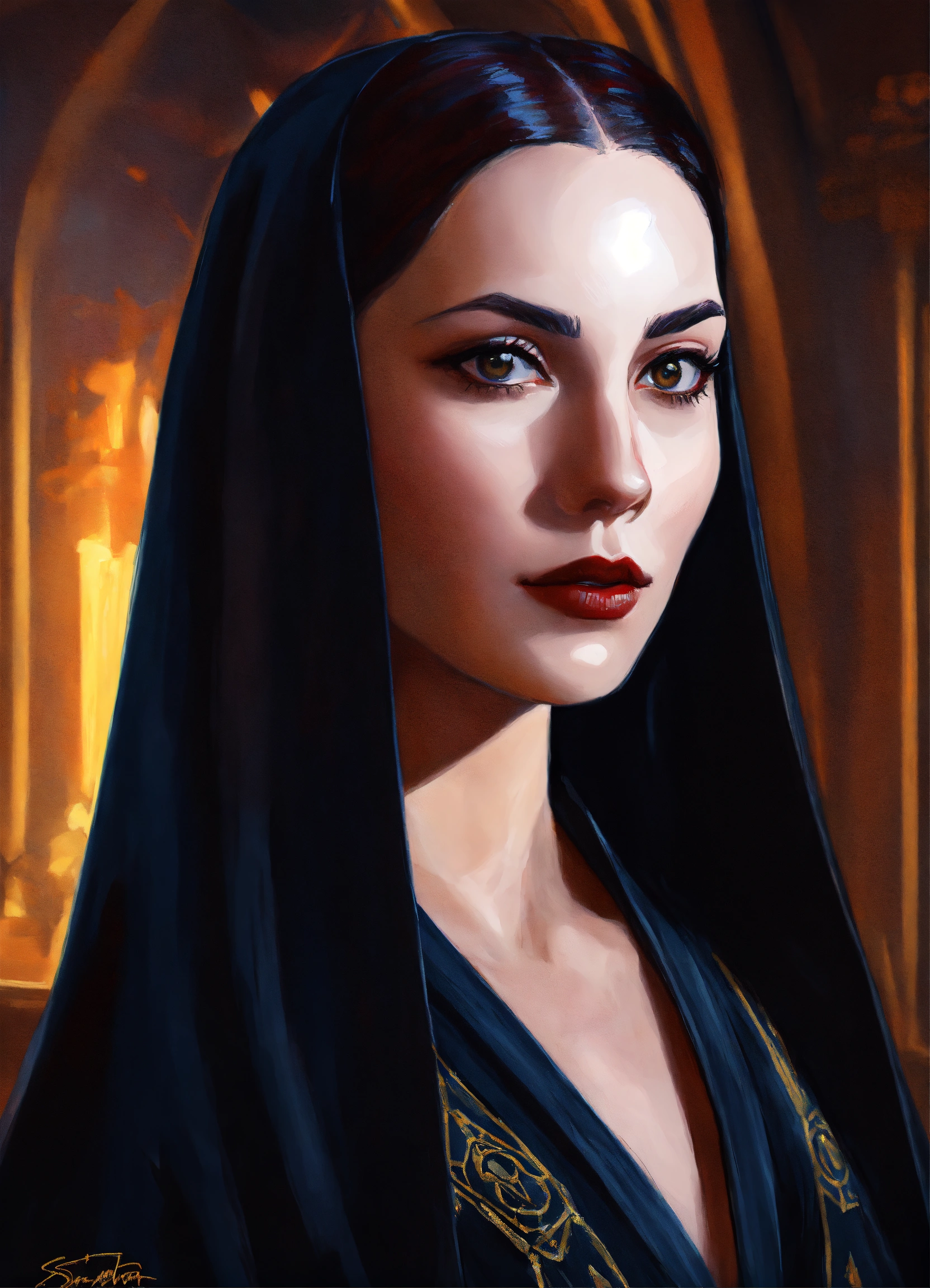 Lexica - Digital art painting portrait of Star Wars noblewoman who ...