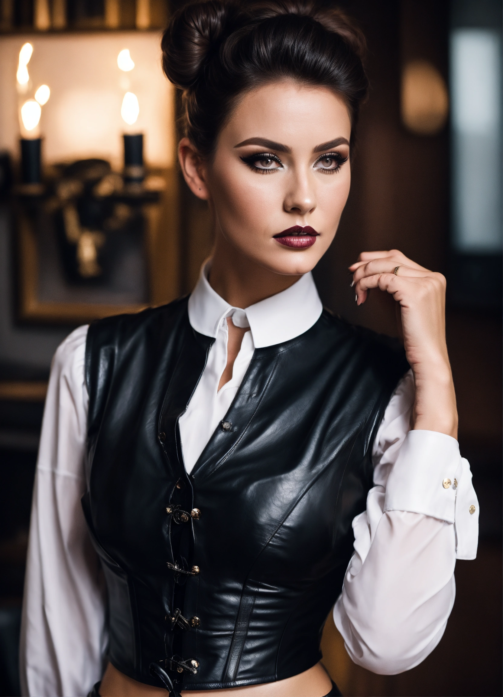 lexica-stunning-french-seductress-woman-fashion-model-brunette-hair
