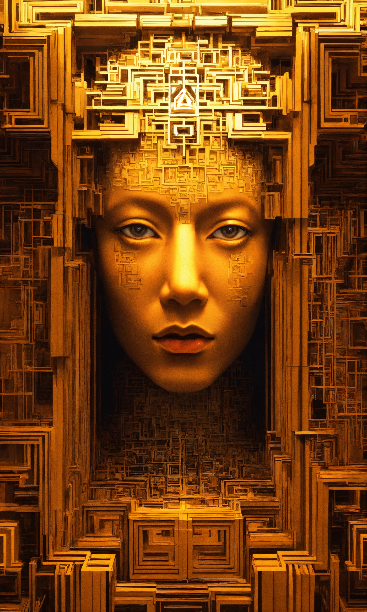 Lexica - Face Taoist christian monk tesseract hypercube fractal monk ...