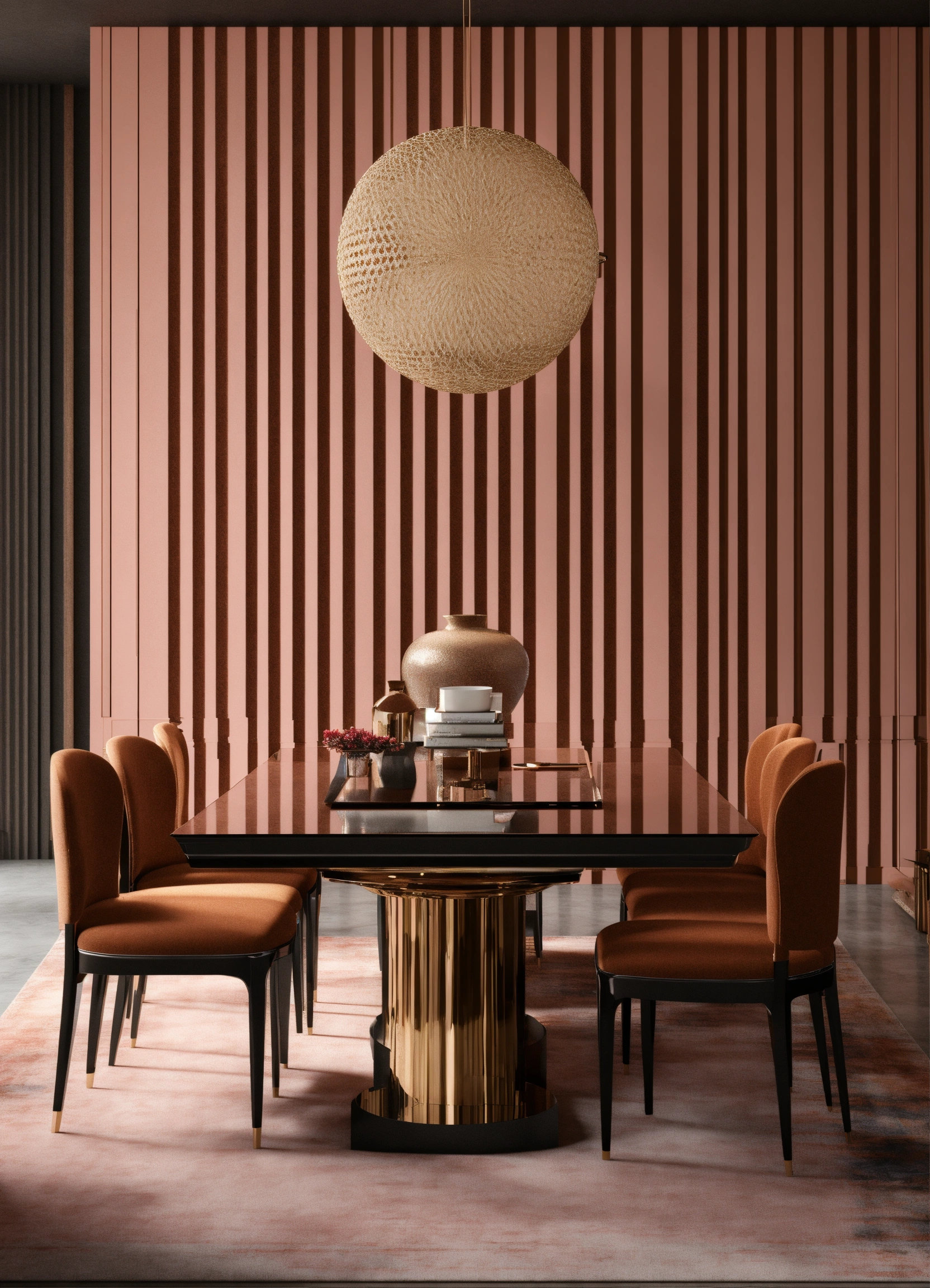 Lexica - Baccarrat table interior design 3D