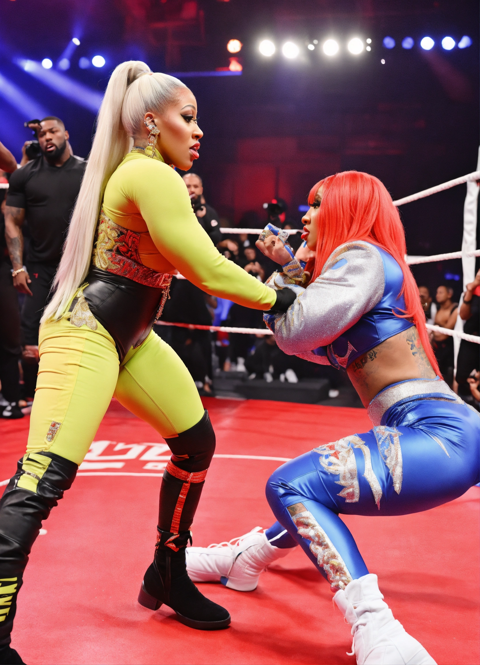 Lexica - Cardi B wrestling Meagan Thee Stallion at HHW