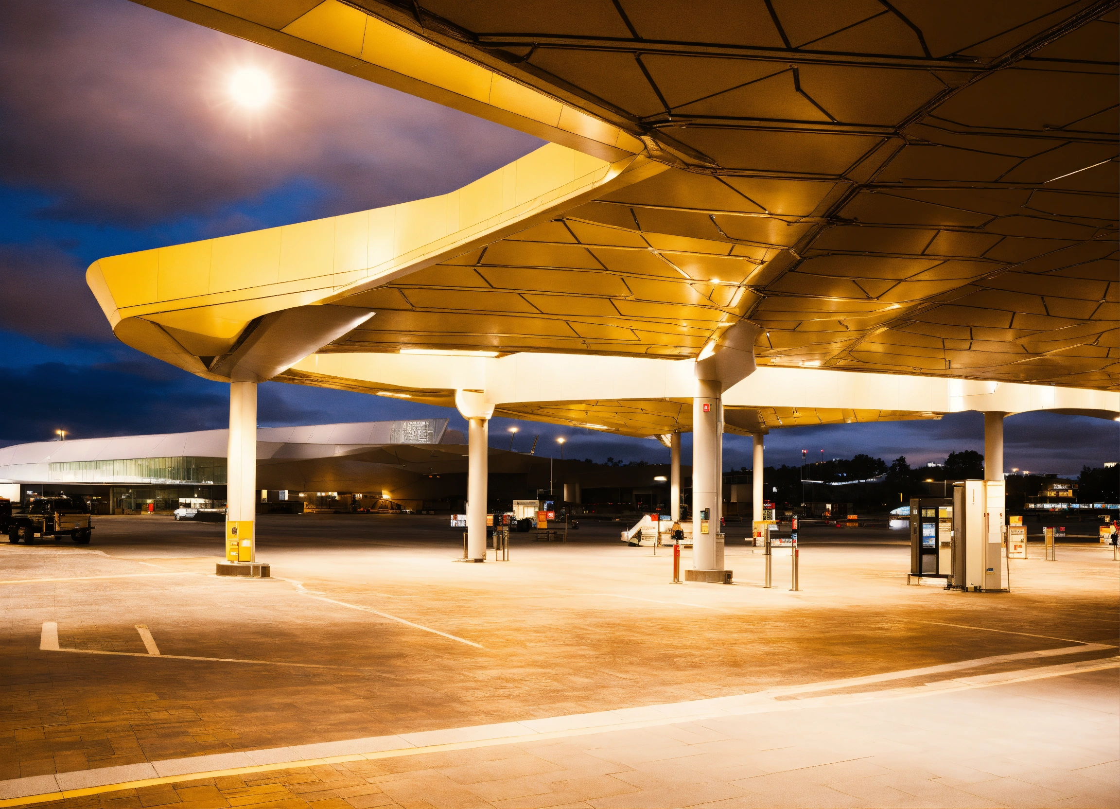 Lexica - Mdoern airport terminal exterior