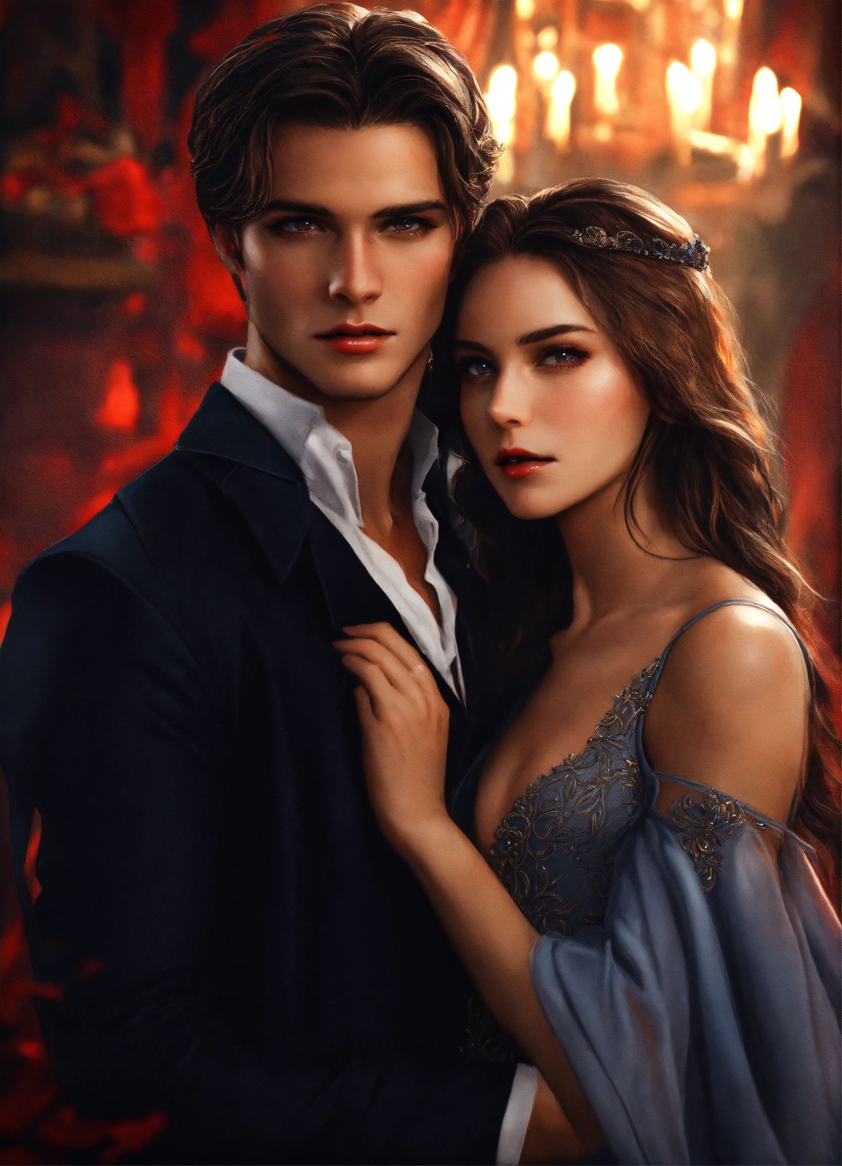 Lexica - Beautiful girl and handsome man in vampire academy, mystic ...