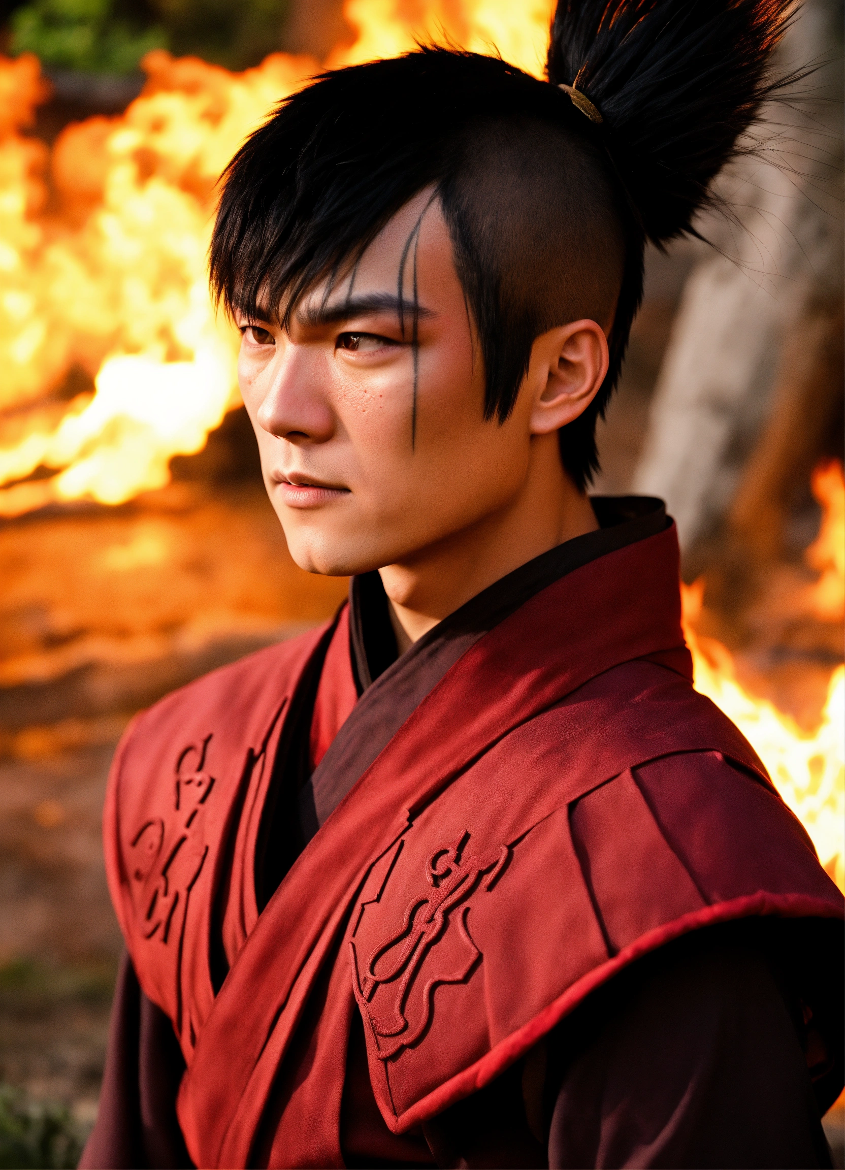 Lexica - Zuko from Avatar The Last Airbender in real life