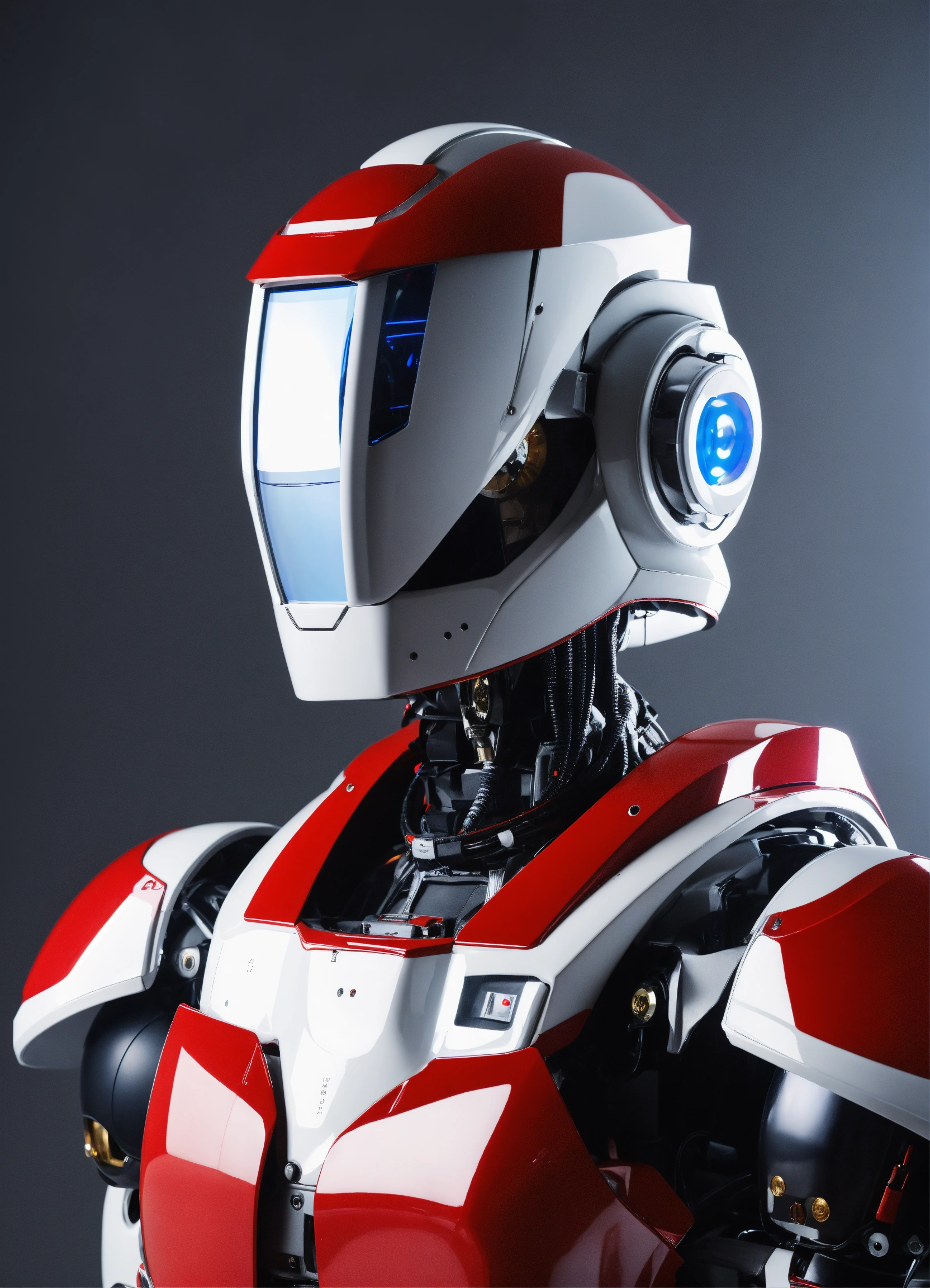 Lexica - Humanoid robot helmet