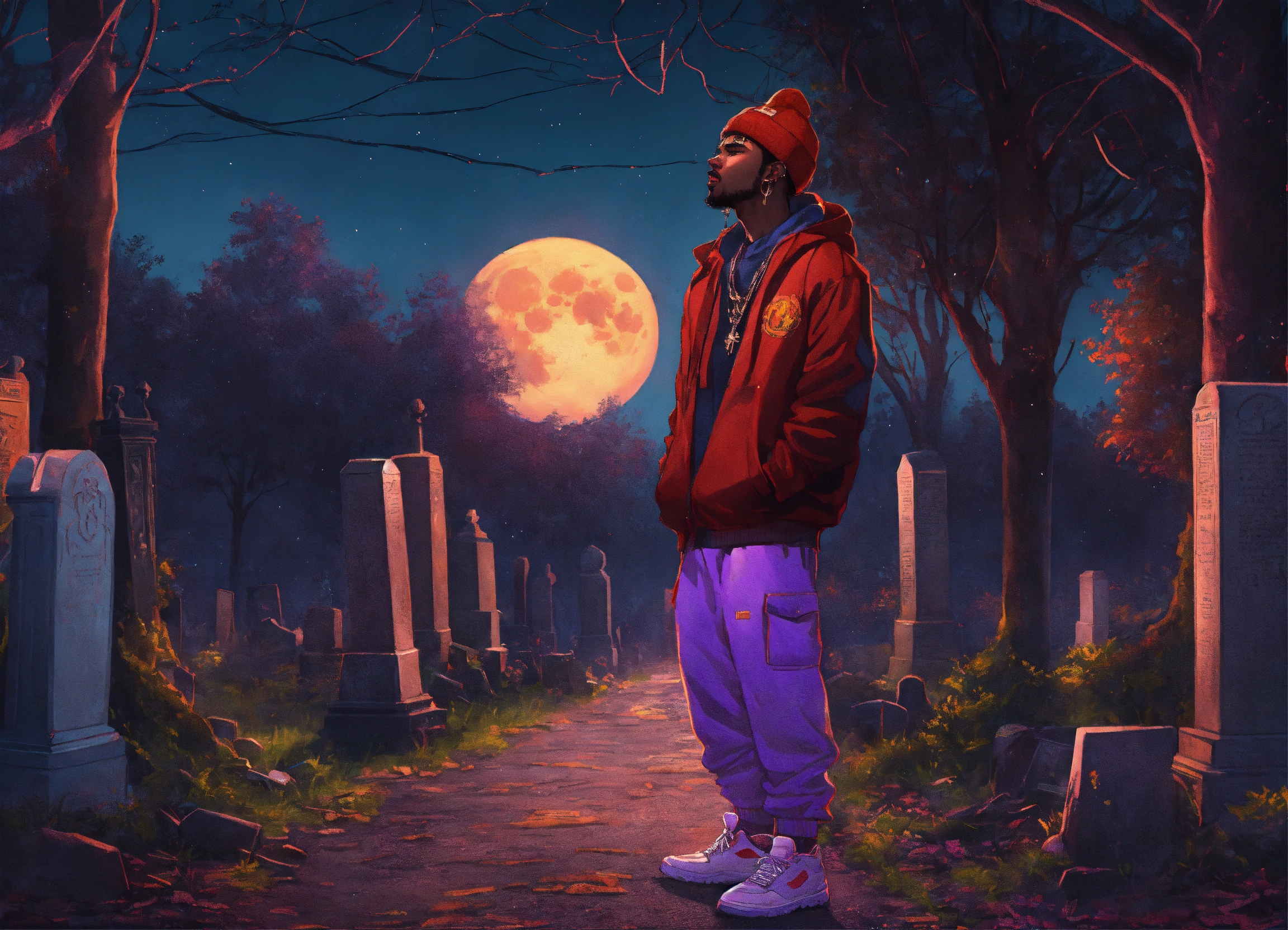Lexica - A funky rapper is dropping dope rhymes in a haunted graveyard ...