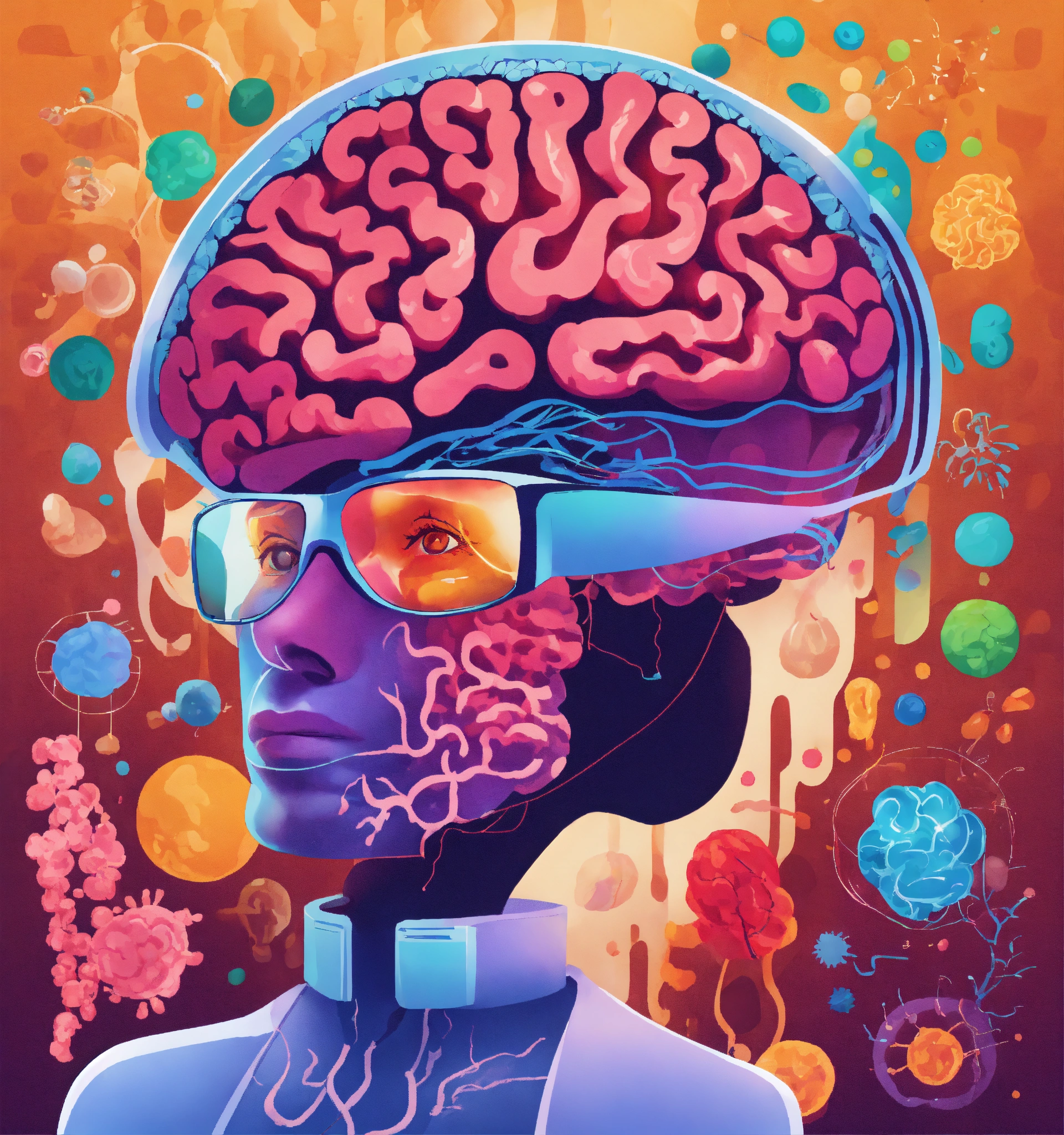lexica-vector-illustration-microbiologist-of-brain-and-gut-linked