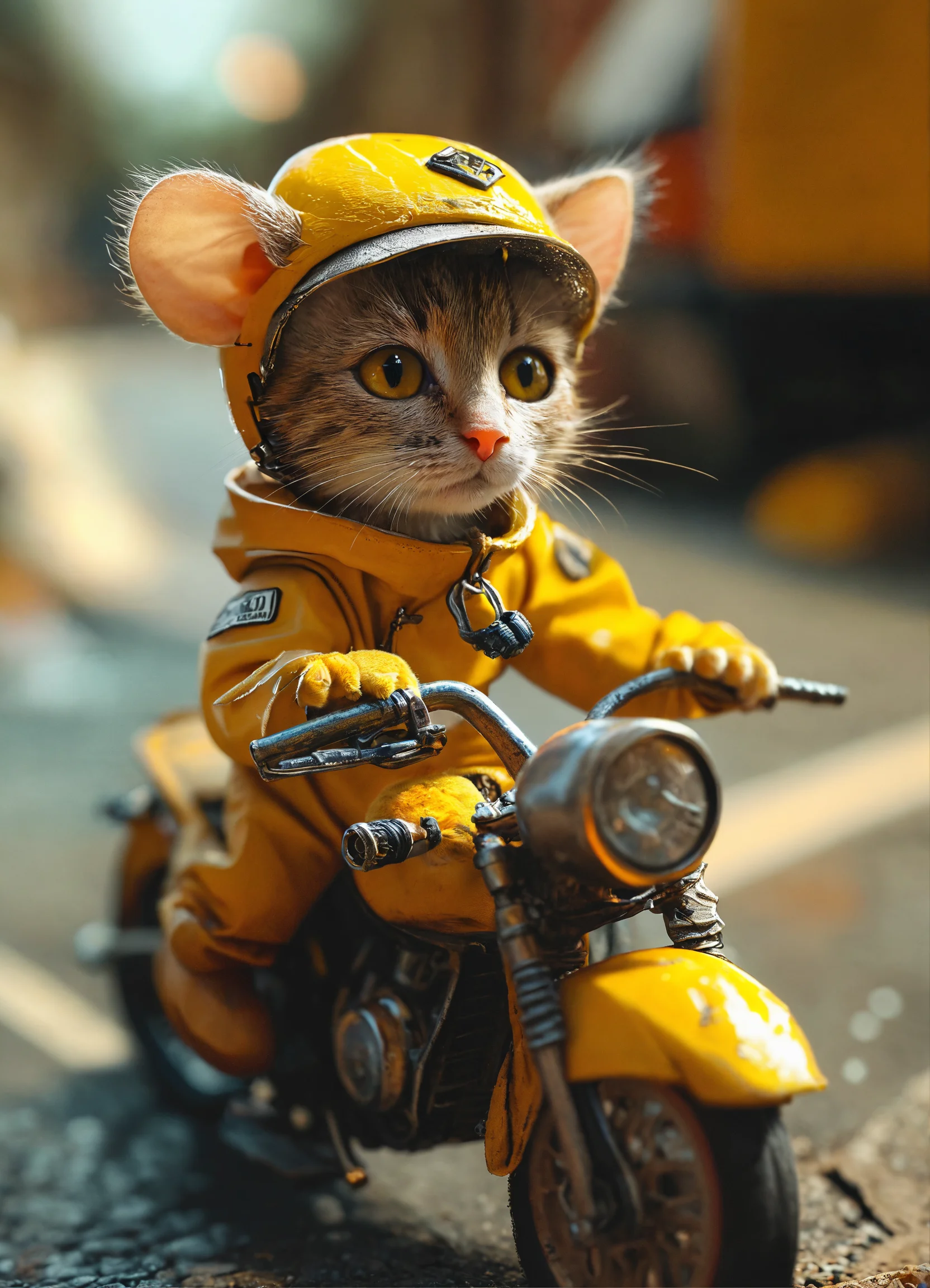 Lexica - The smallest mouse in the world, A super mini kitten, This cat ...