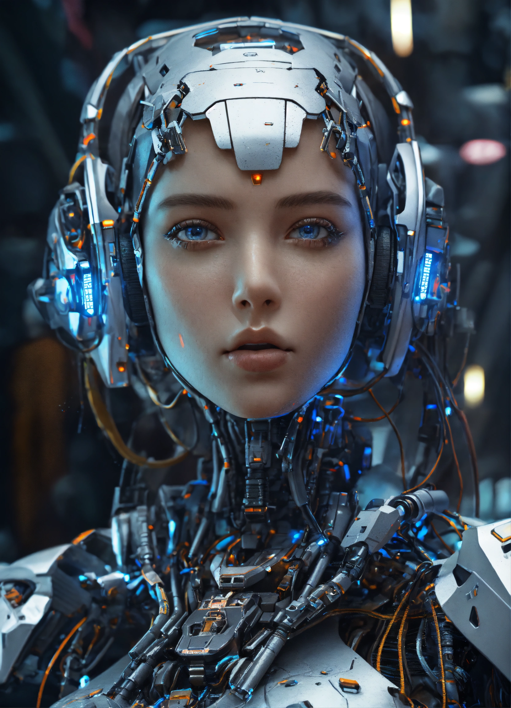 Lexica - Beautiful robot girl, High Definition HD, High Detail, UHD Pen ...