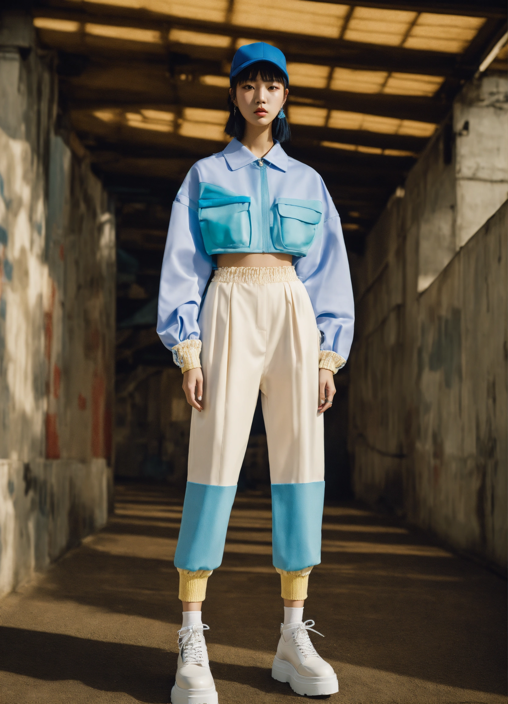 Lexica Ultra Hd Editorial Fashion Oversized Collection Korean Streetwear Style Textile