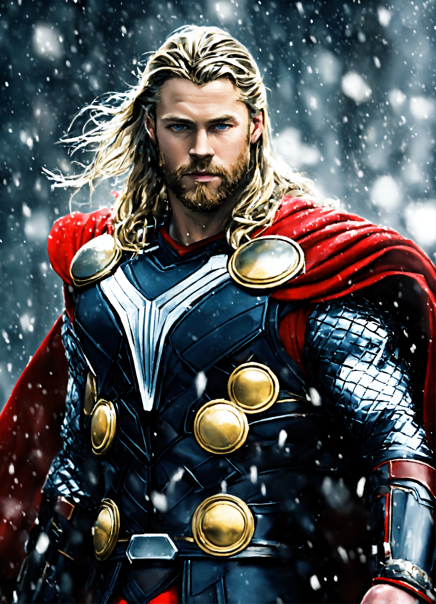 Lexica - Thor on the winter time, snow everywhere