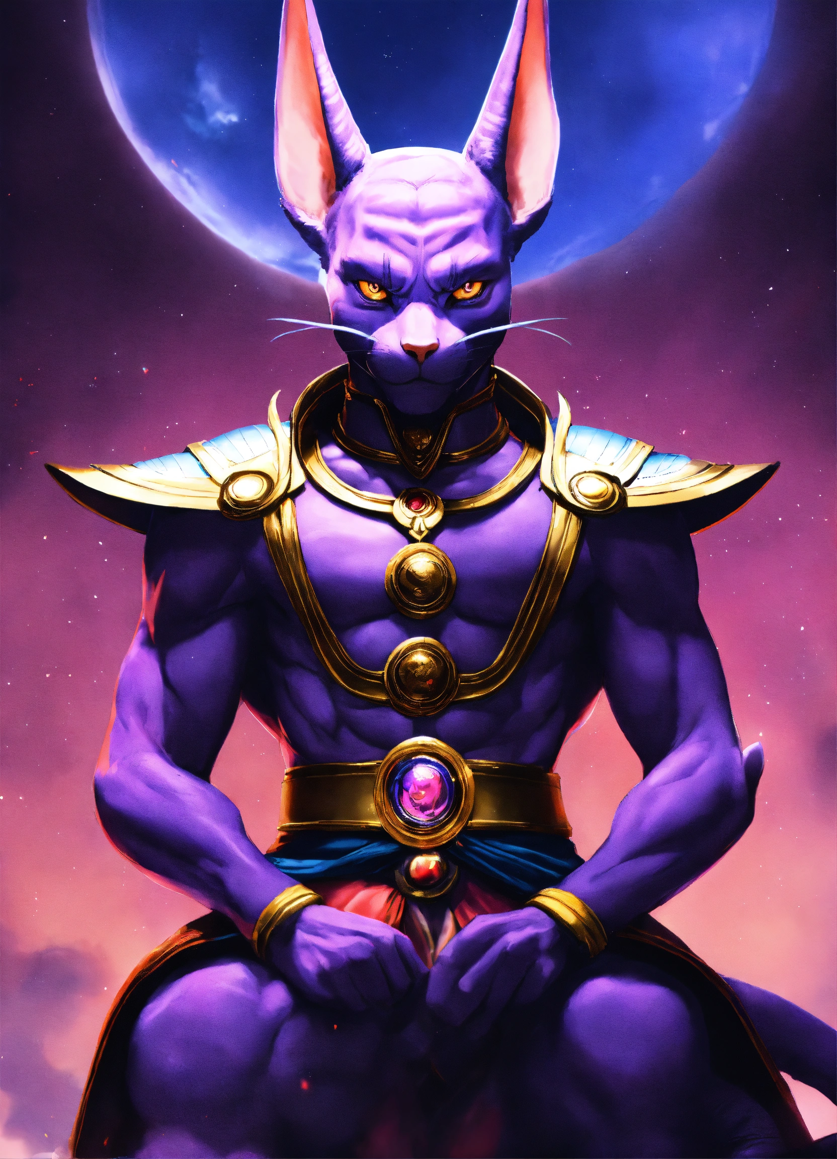 Lexica Lord Beerus in real life, high detail, complex, fantasy