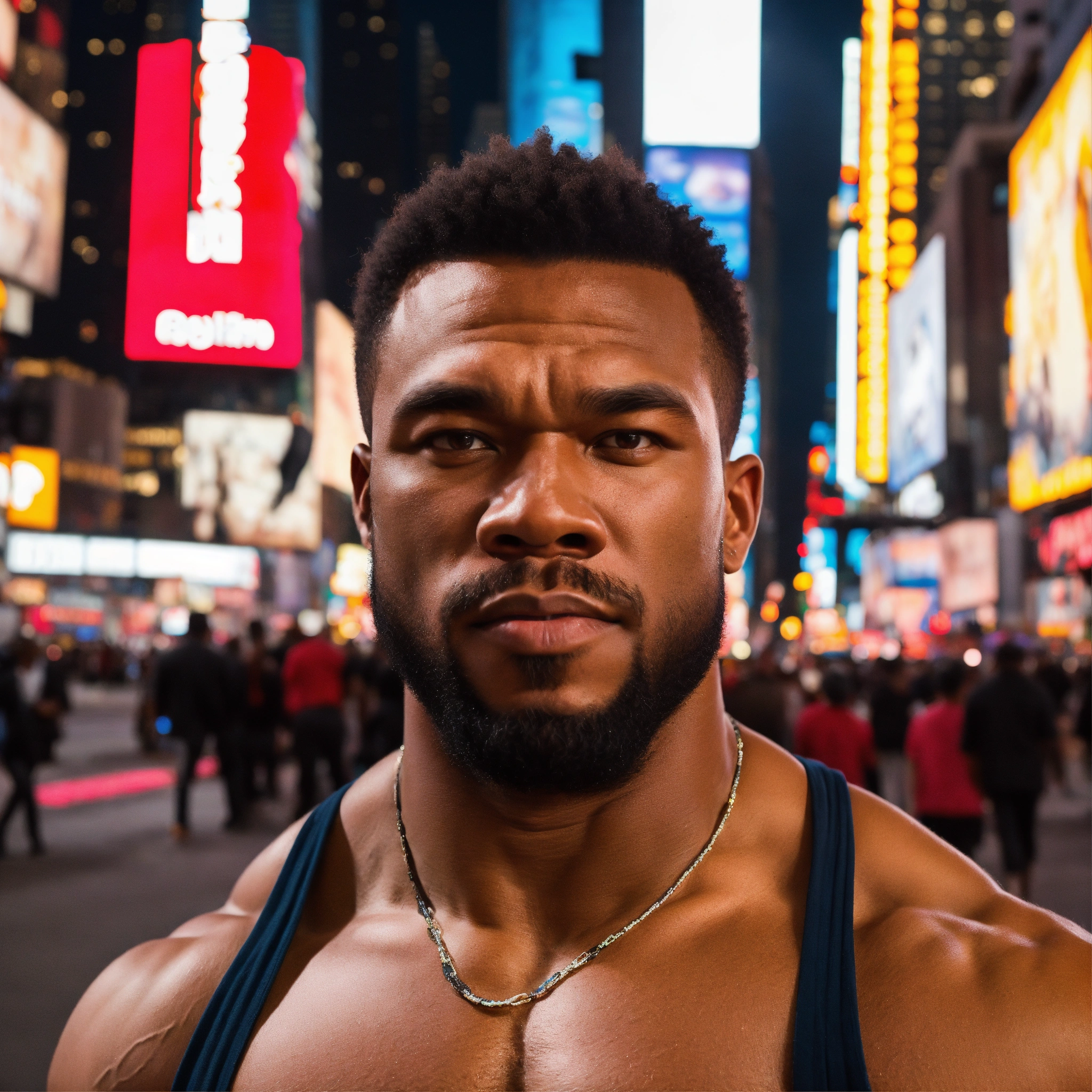 Lexica - 30-year-old hairy Malagasy man with big muscles, big ...