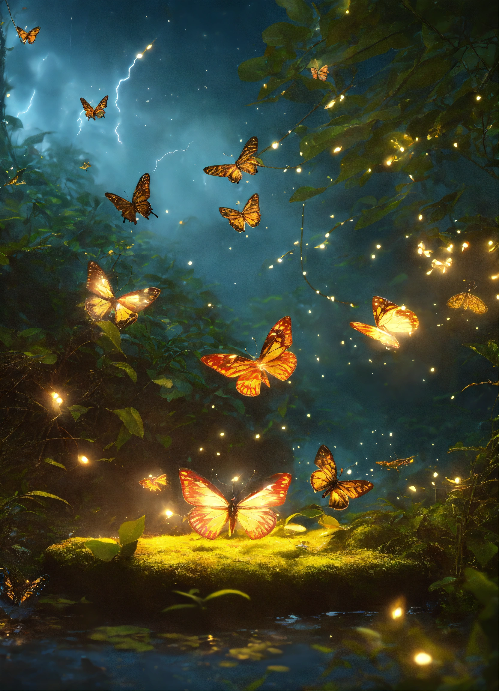 Lexica - Ultra beautiful little ferry creatures in a beautiful mystical ...