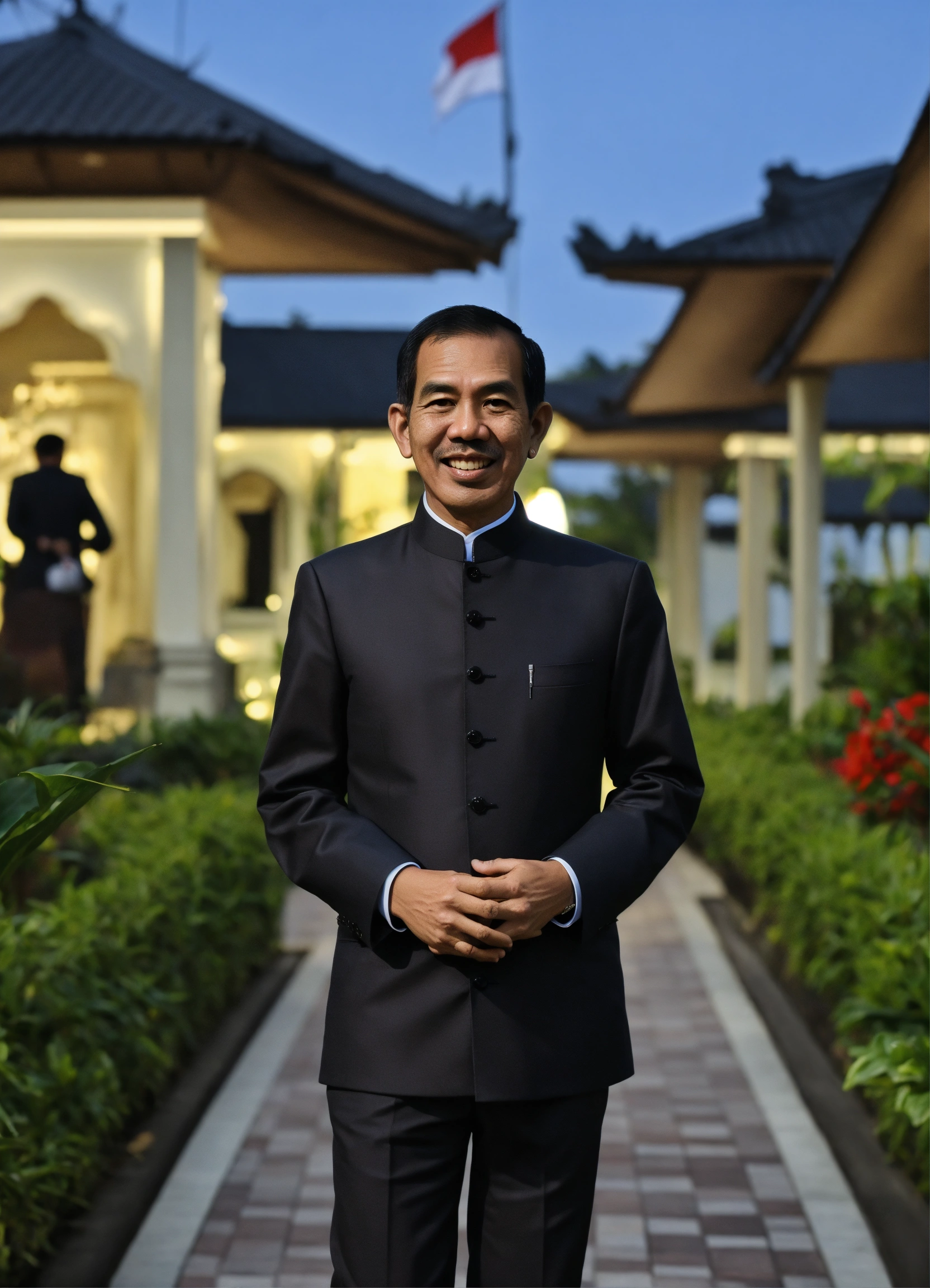 Lexica - Presiden indonesia joko widodo with black jas