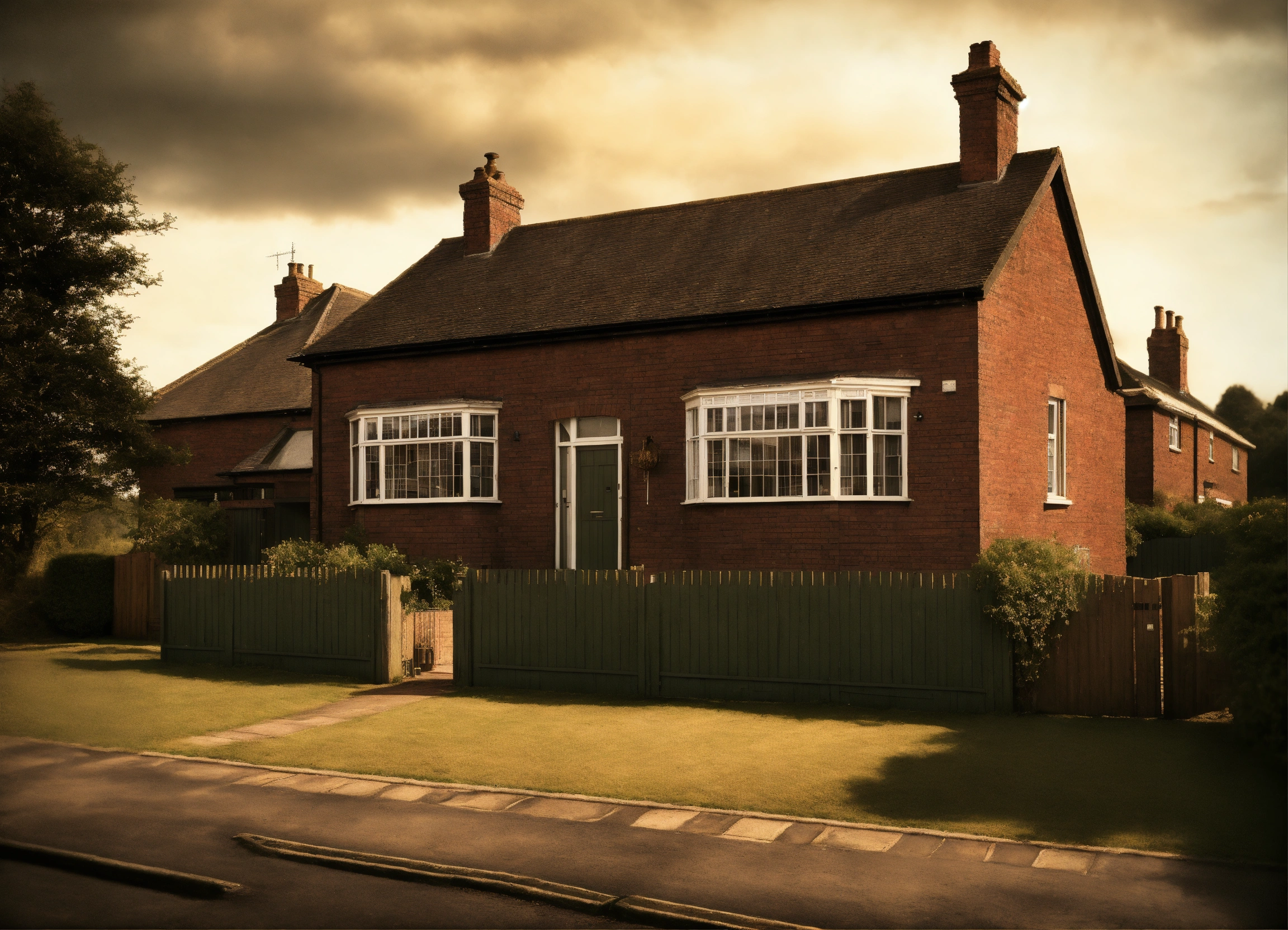 Lexica Birmingham residence house in Druids Heath in the 1950s, aged