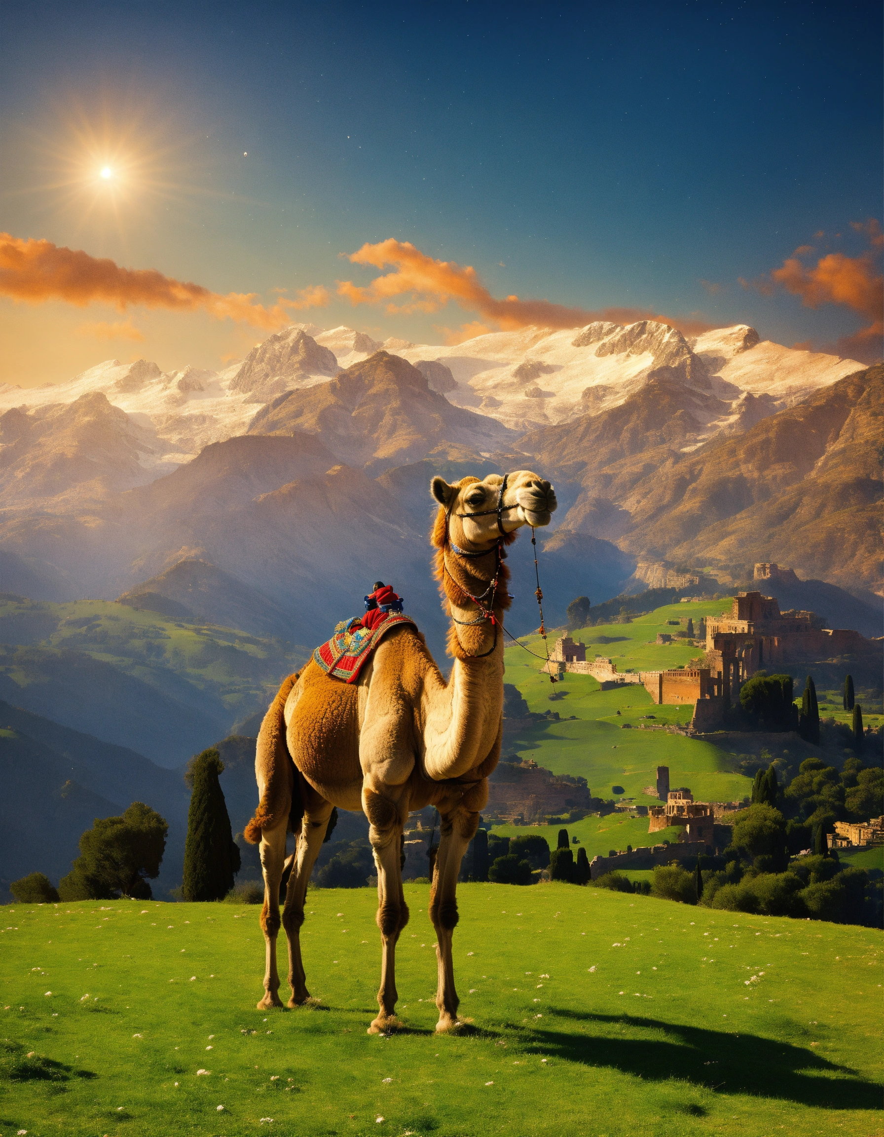 Lexica - Heaven alpine paradise rome magic ancient camel