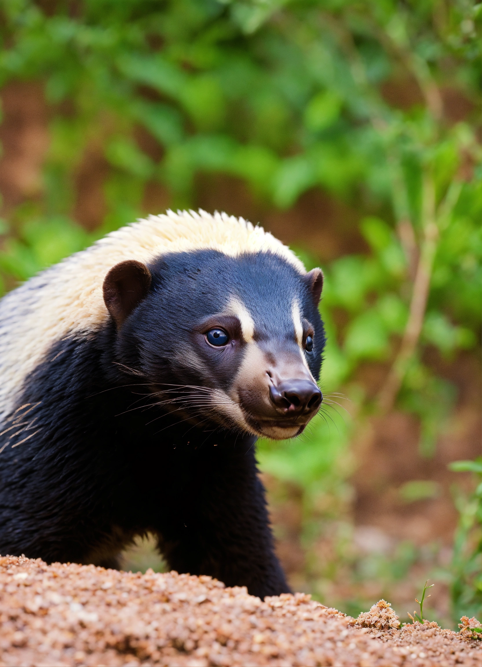 Lexica Honey Badger With Googly Eyes