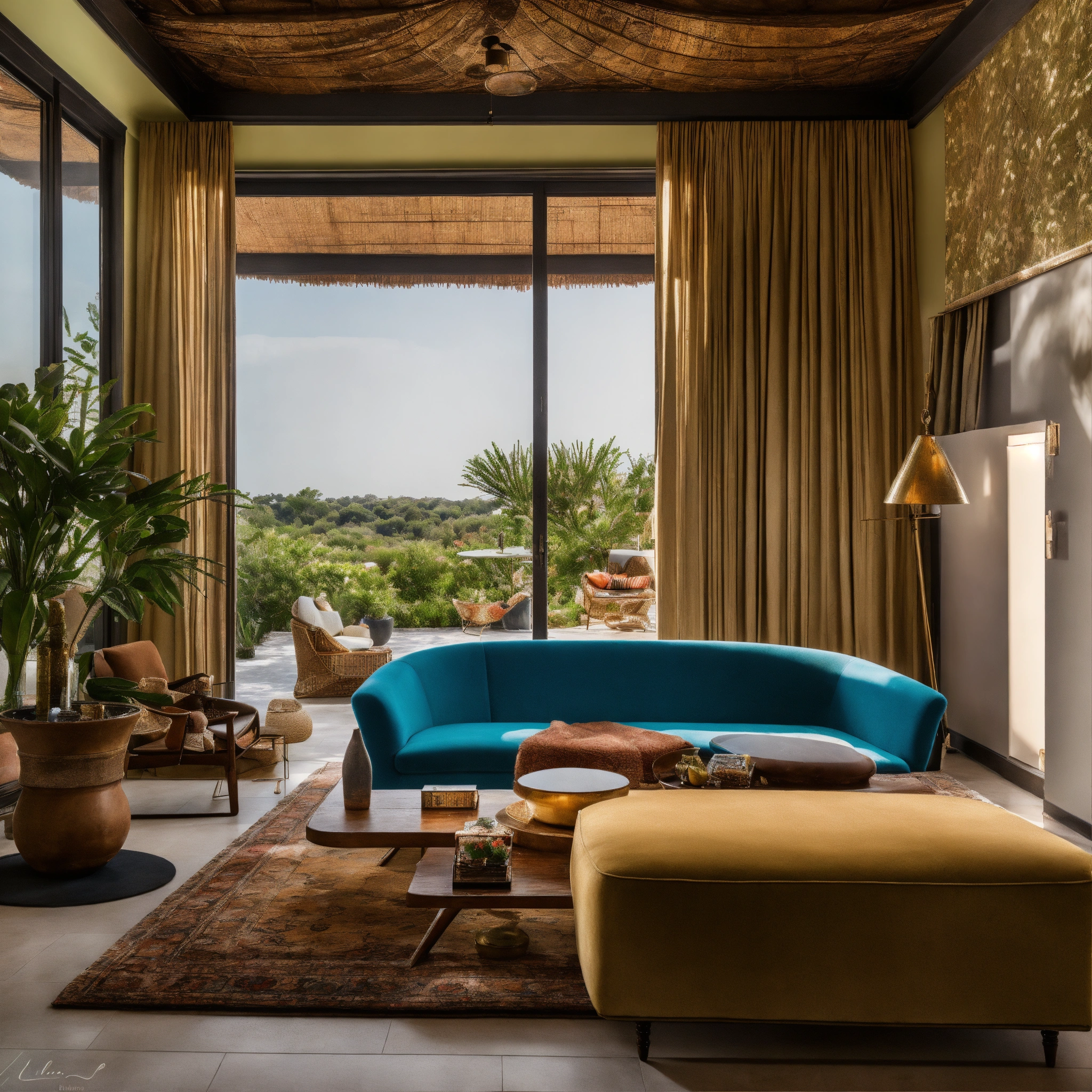 Lexica - Before and after interior design showcasing a villa ...