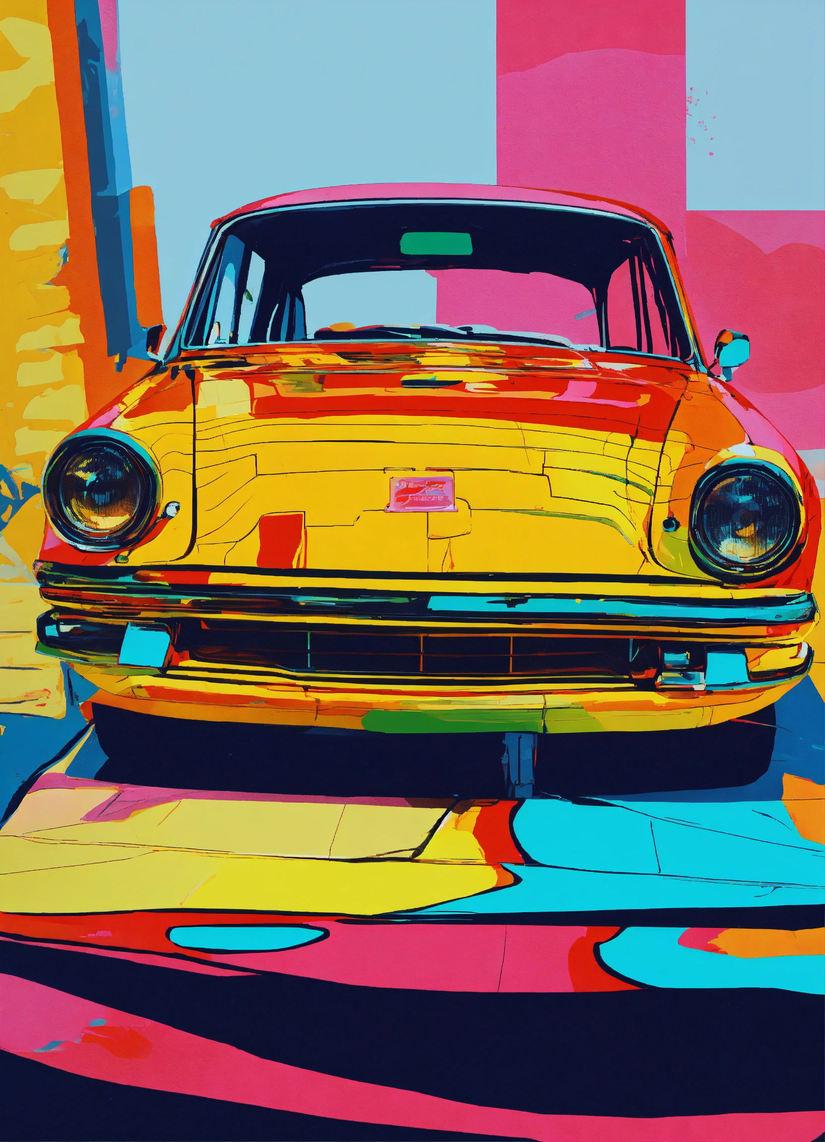 Lexica Pop Art Car