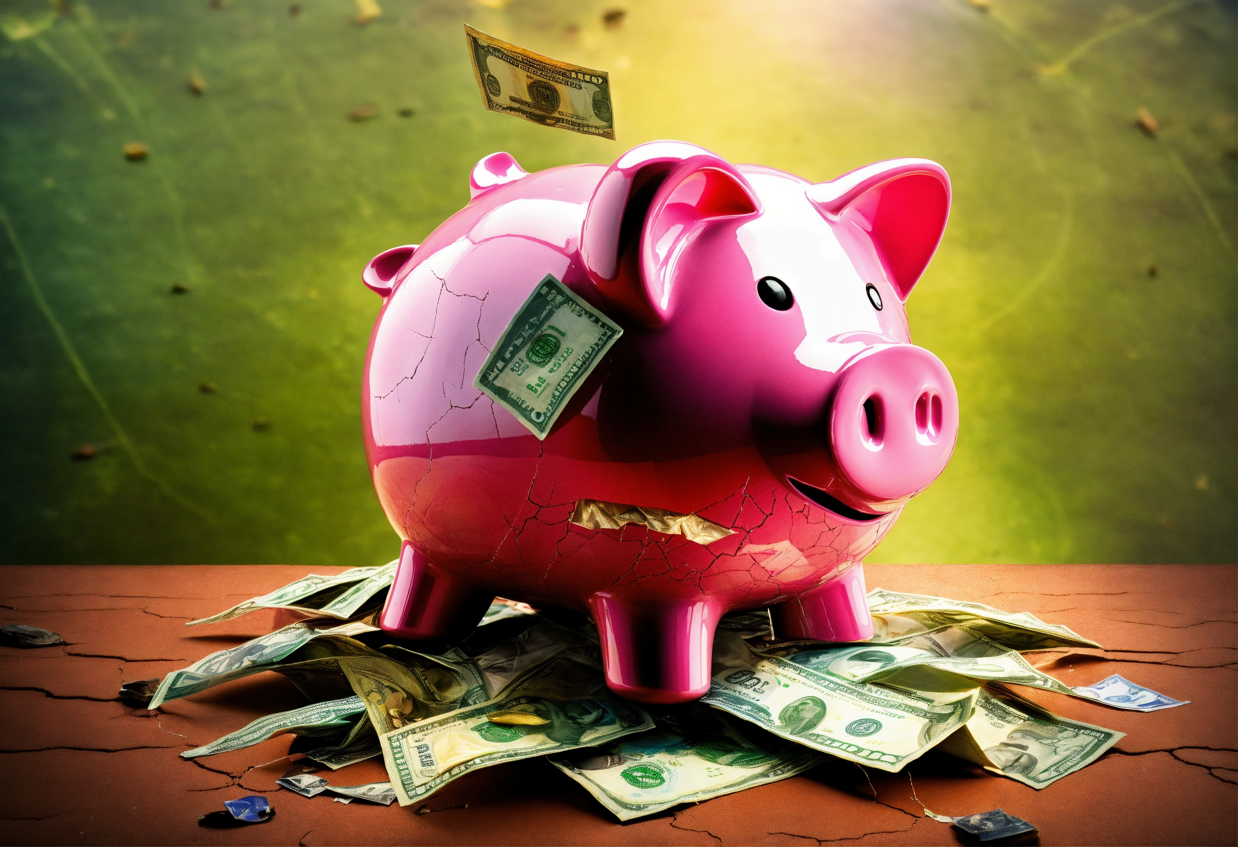 lexica-cracked-piggy-bank-with-a-dollar-bill-emerging-from-one-of-the