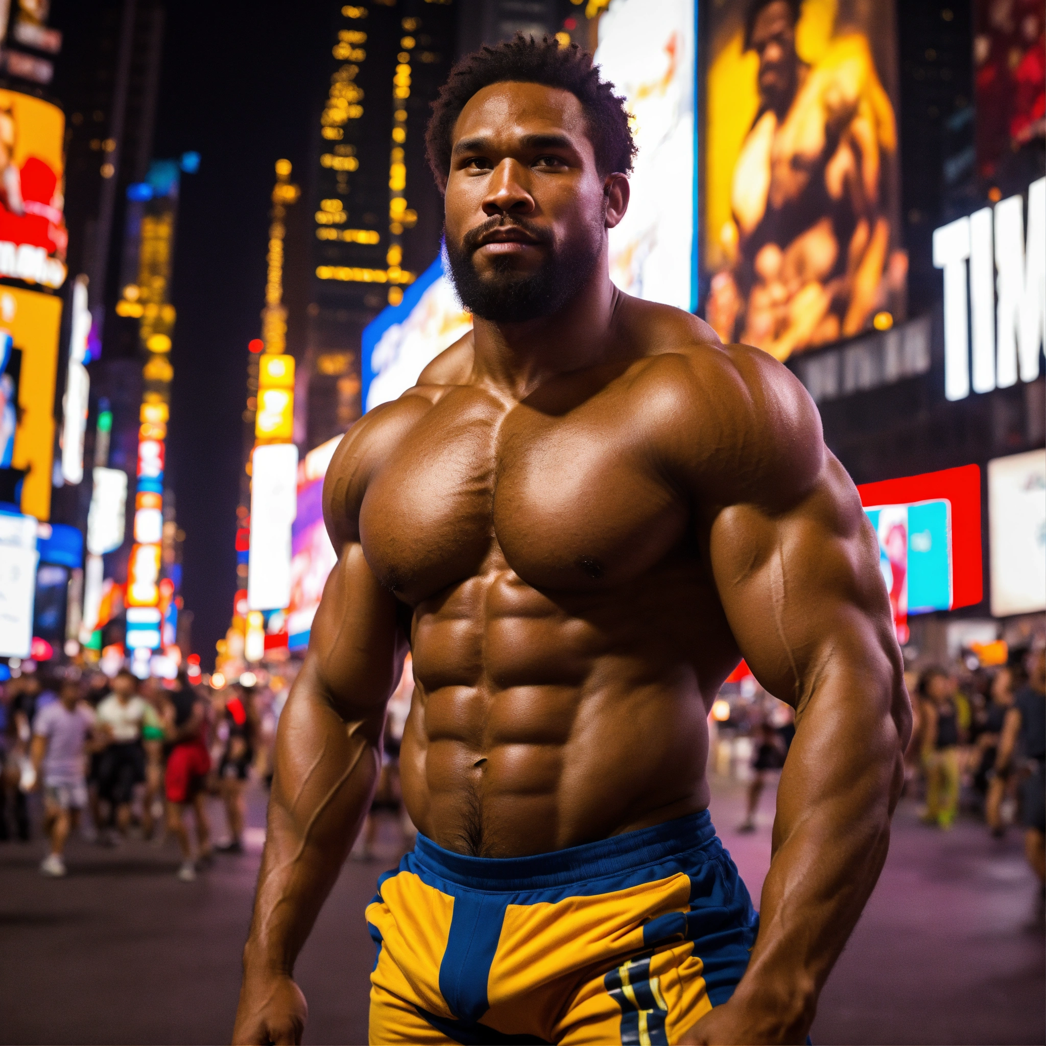 Lexica - 30-year-old hairy Malagasy man with big muscles, big ...