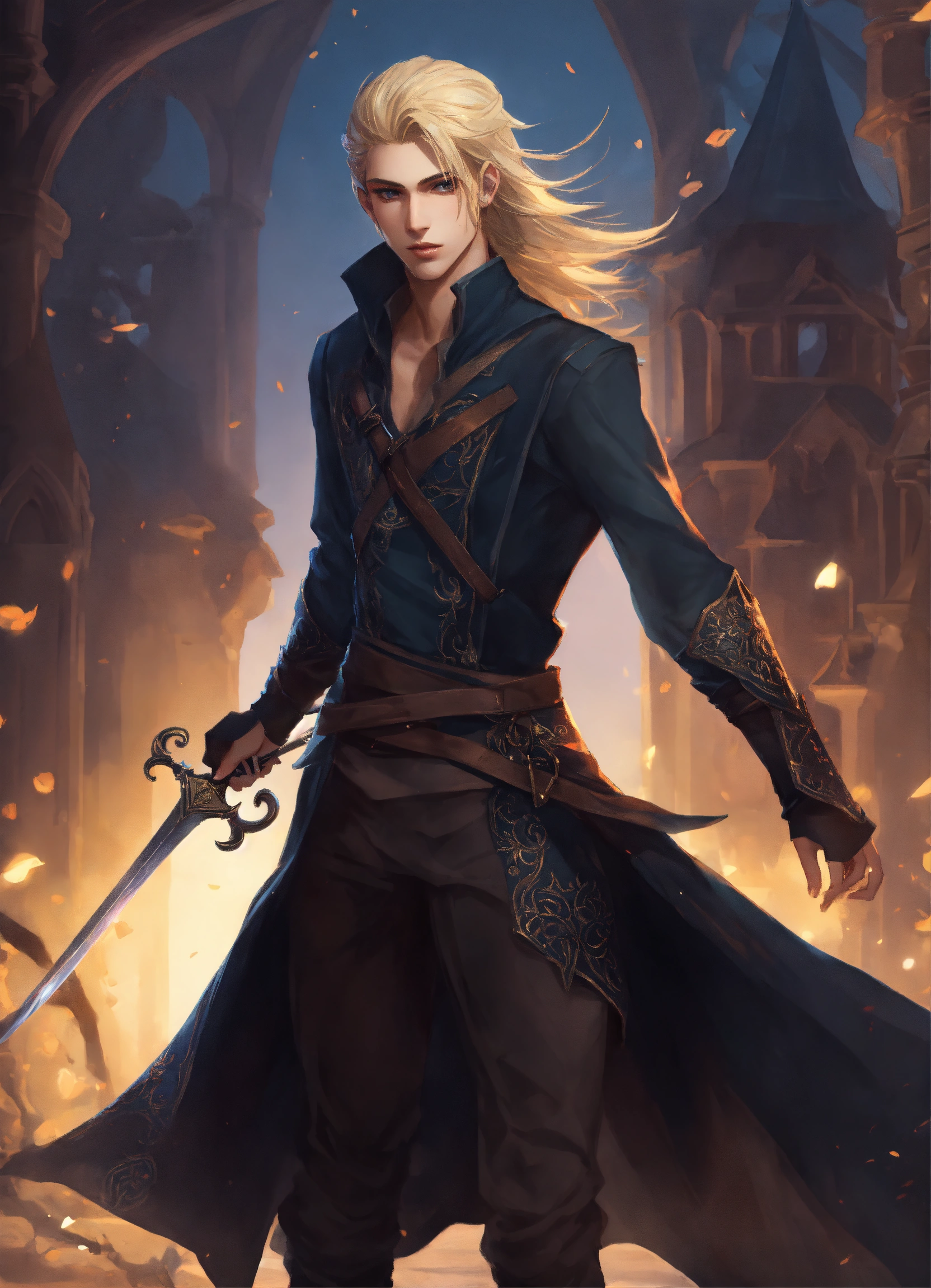 Lexica - A slender 16-year-old genderqueer male rogue from a fantasy ...