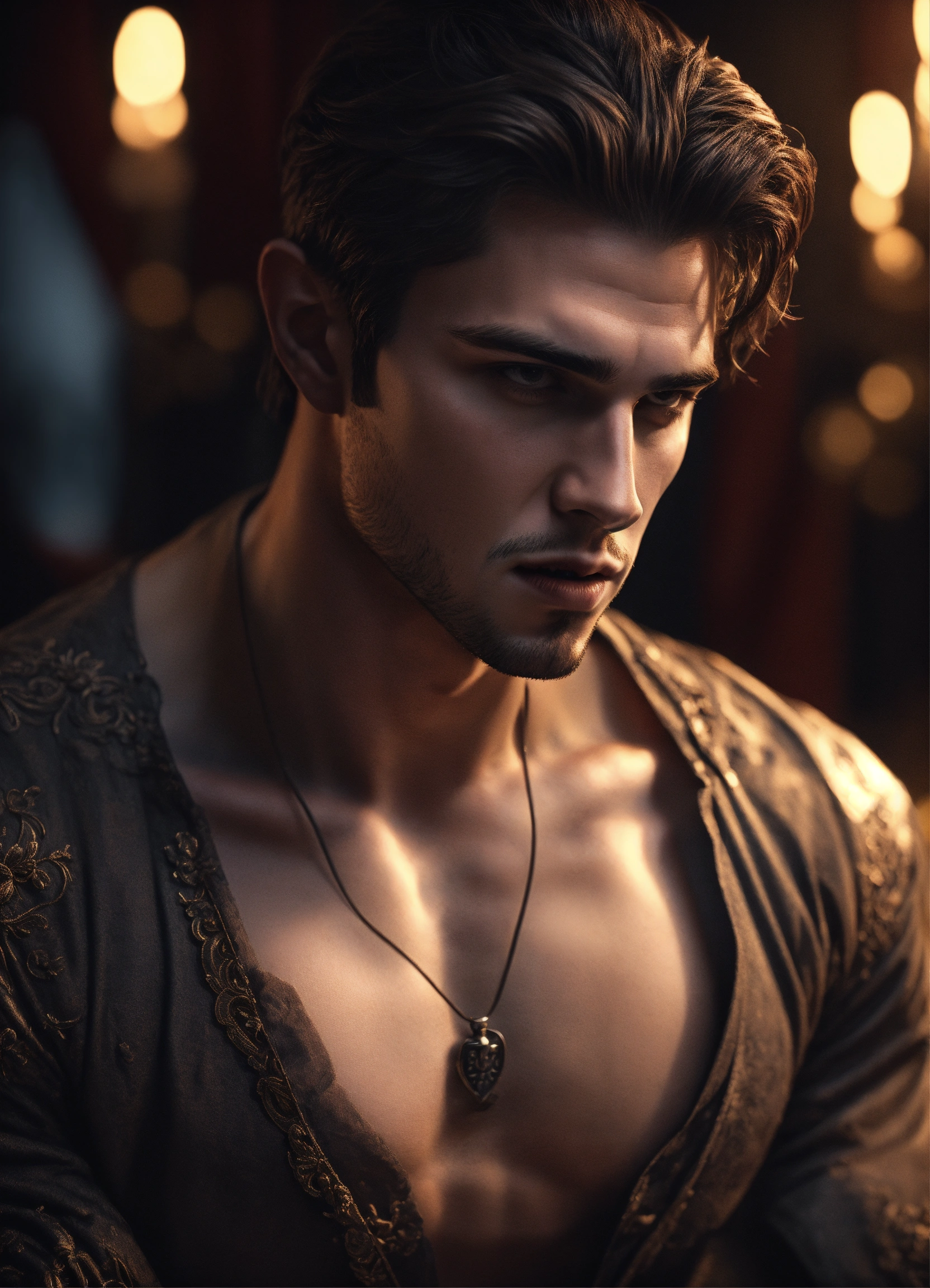 Lexica - Attractive male, highly detailed, photorealistic rendering ...