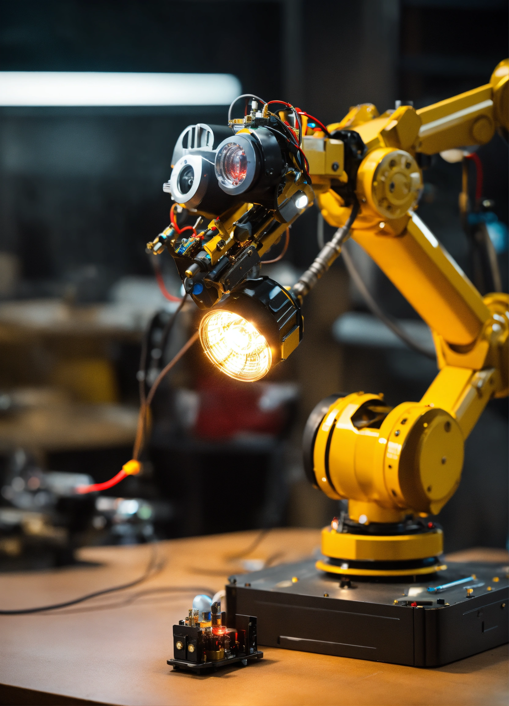 Lexica - TURNING BLINGING SIGNAL LIGHT ON ROBOT ARM