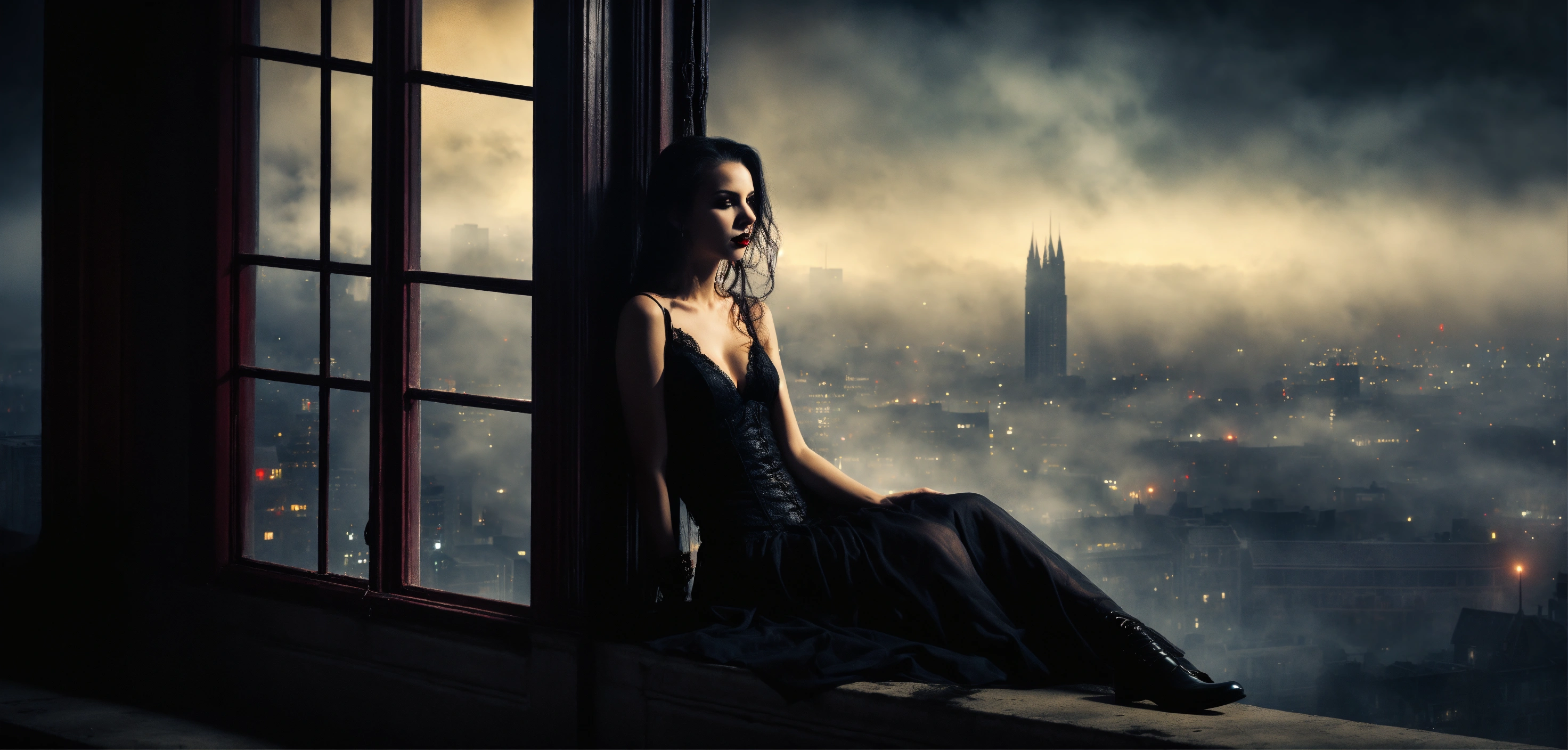 Lexica - Cinematic look, vampire underworld movie style, dark gothic ...