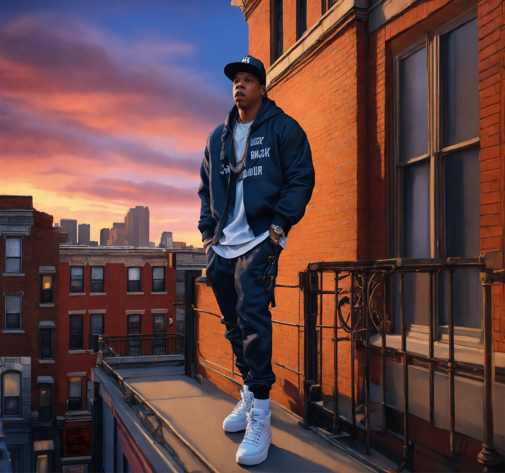 Lexica Pop Art Hyperrealist Full Body Portrait Of Black Rapper Jay 