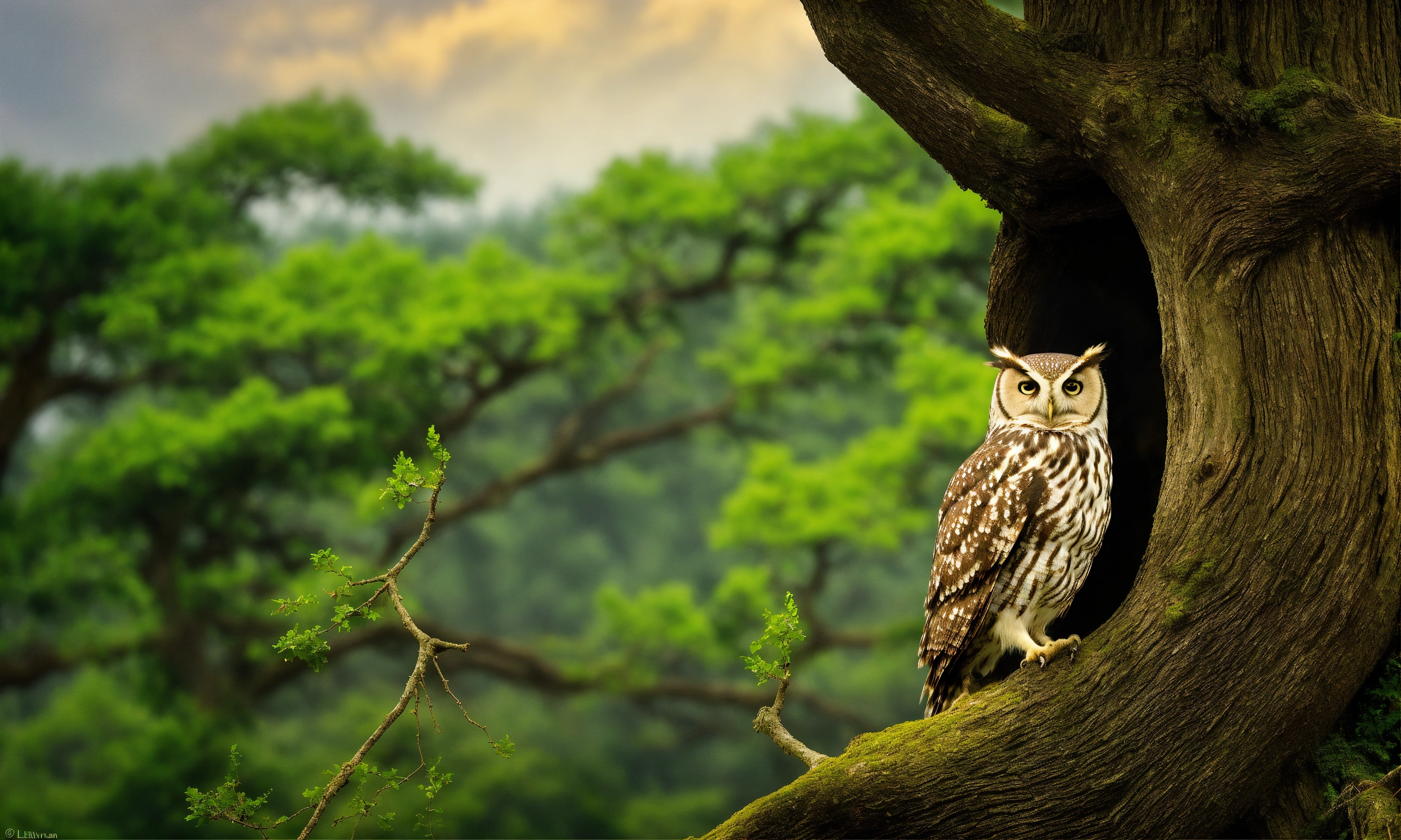 Lexica - N the same forest, perched high in an ancient oak tree, there ...