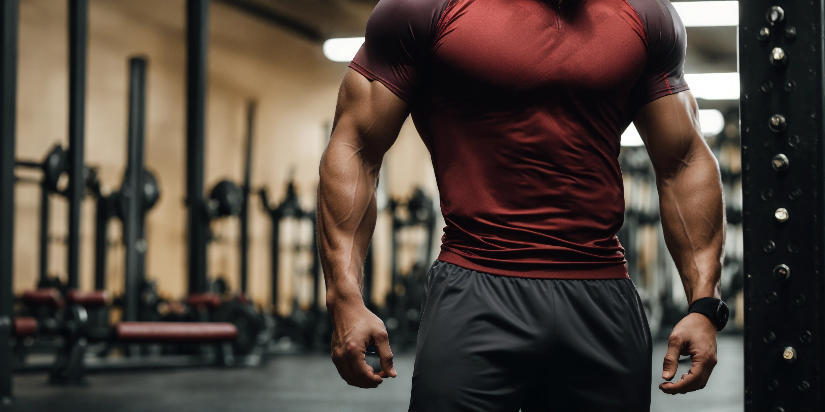 Lexica - Man in athletic attire, showcasing a fit and toned physique ...