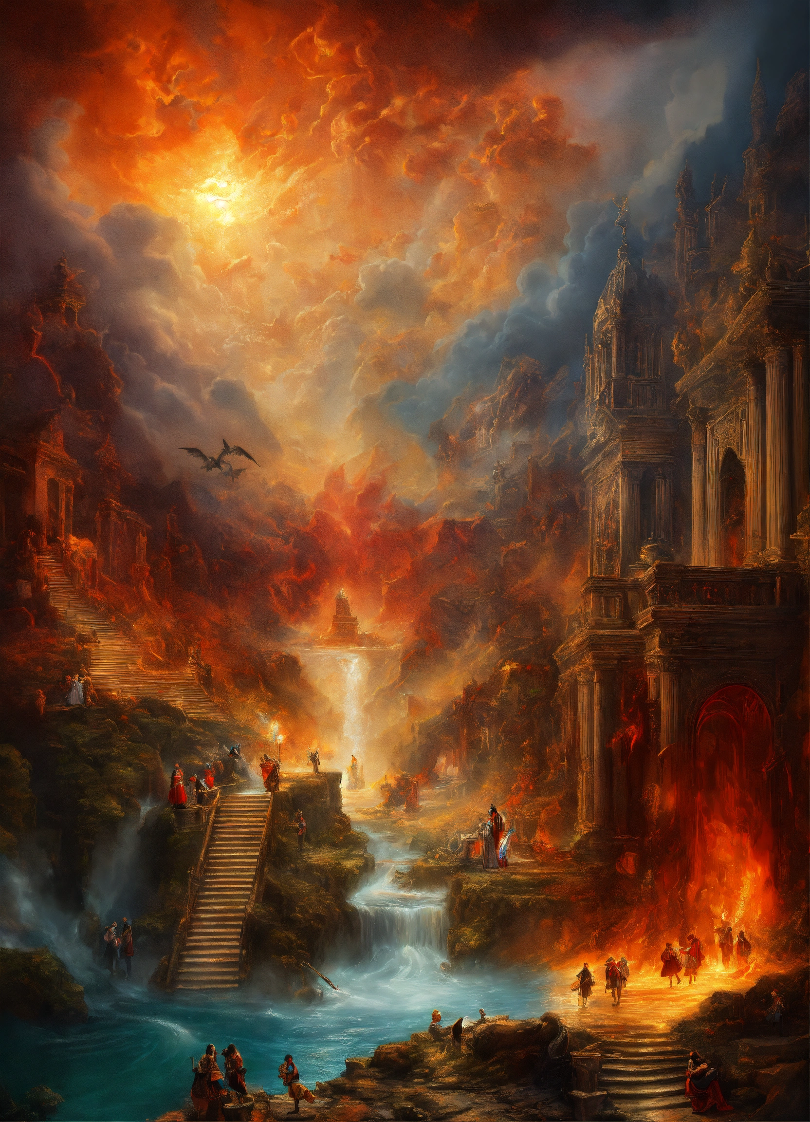 Lexica - A representation of heaven and hell, mysterious, crazy, edgy ...