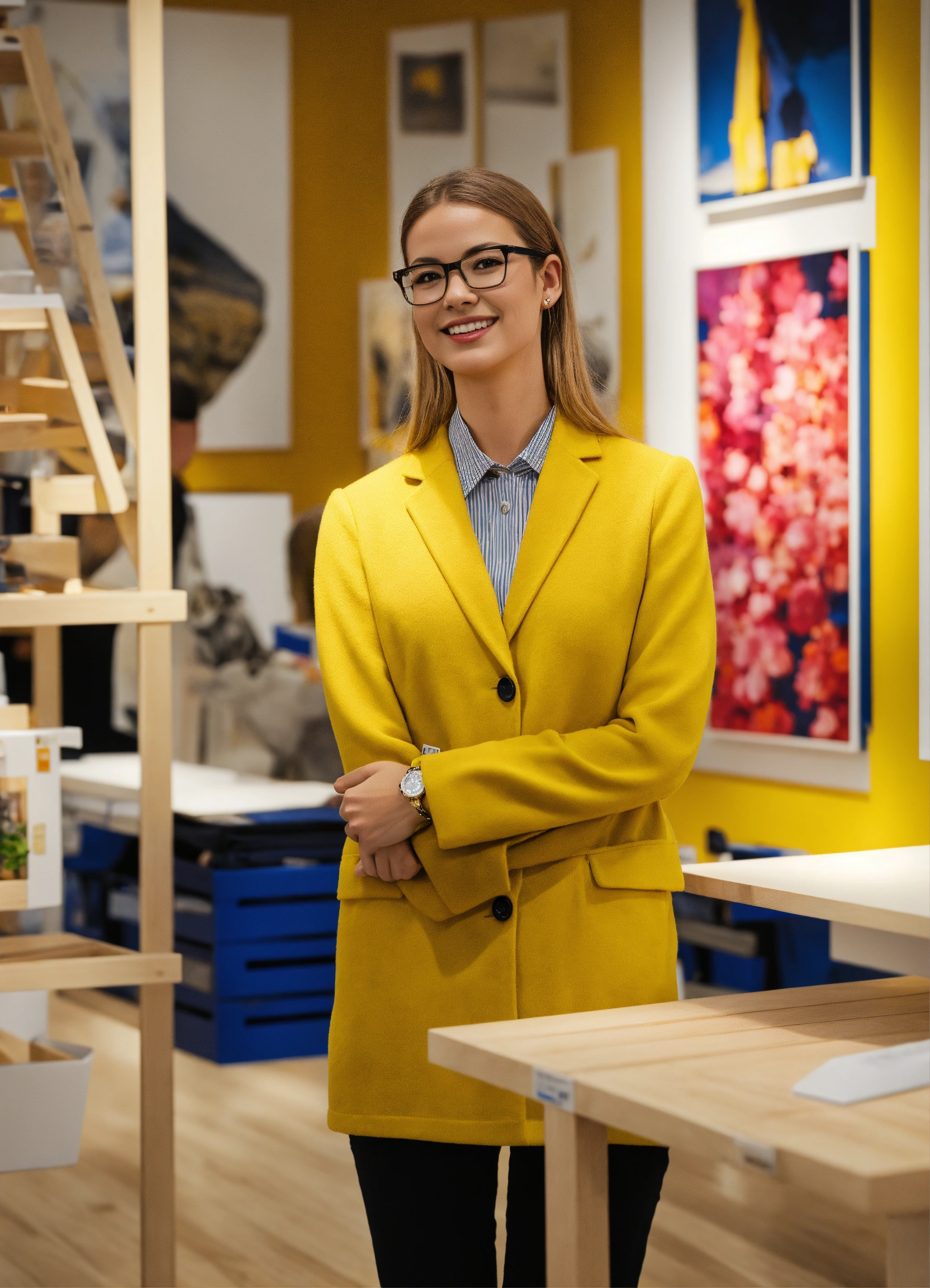 Lexica Sales assistant at ikea 3D art