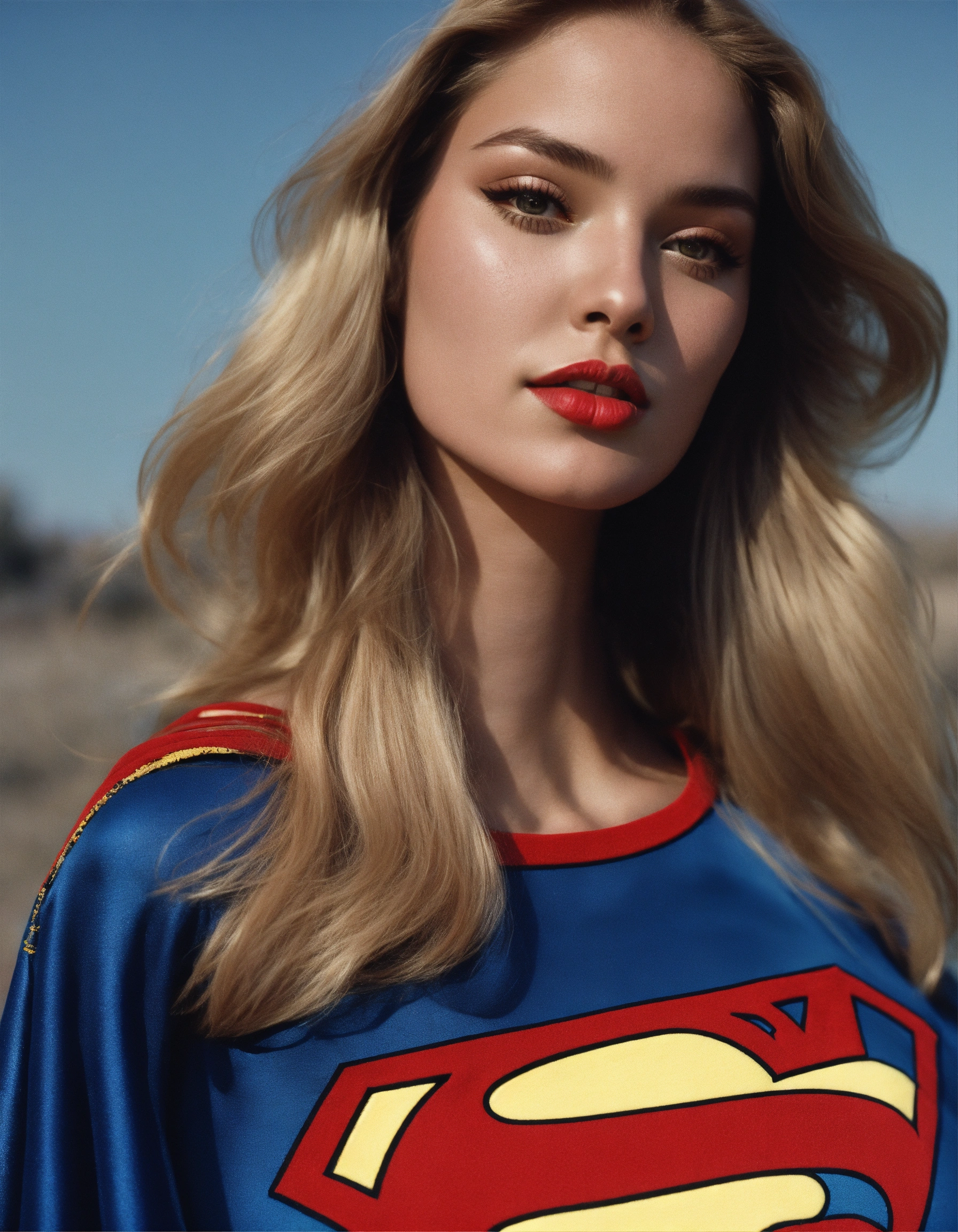 Lexica - 1990s Supergirl, model, 8k resolution, hyper realistic, day ...