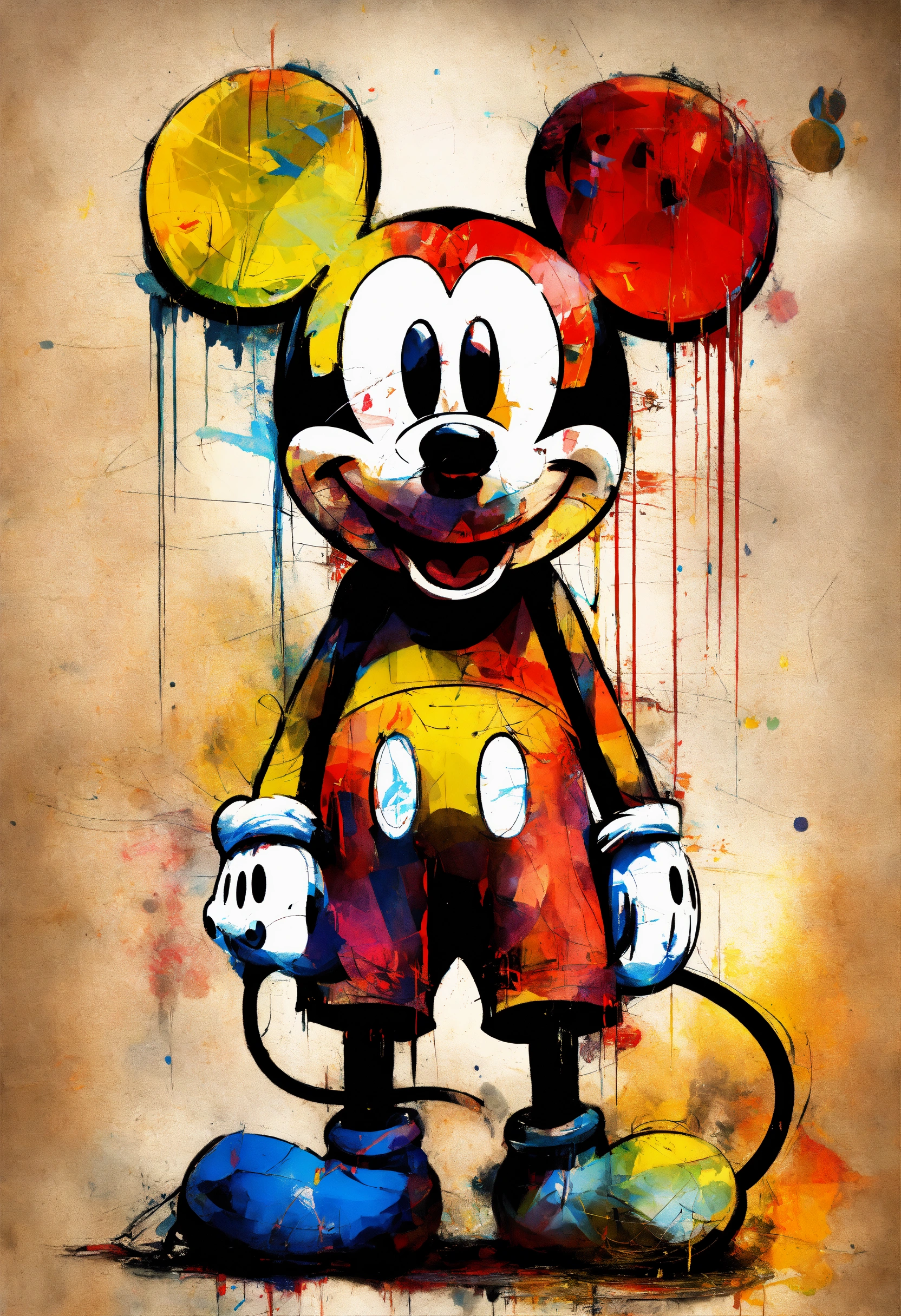Lexica - Mickey Mouse, illustration yossi kotler