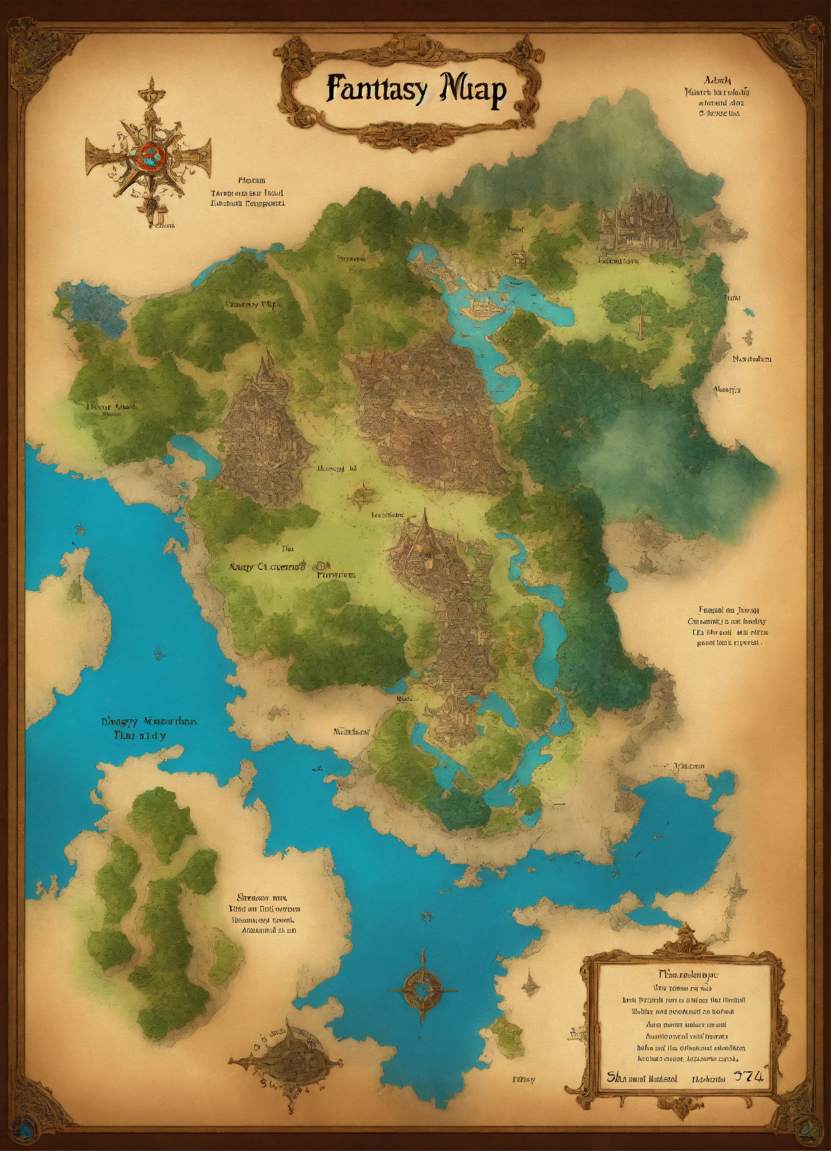Lexica - Fantasy map