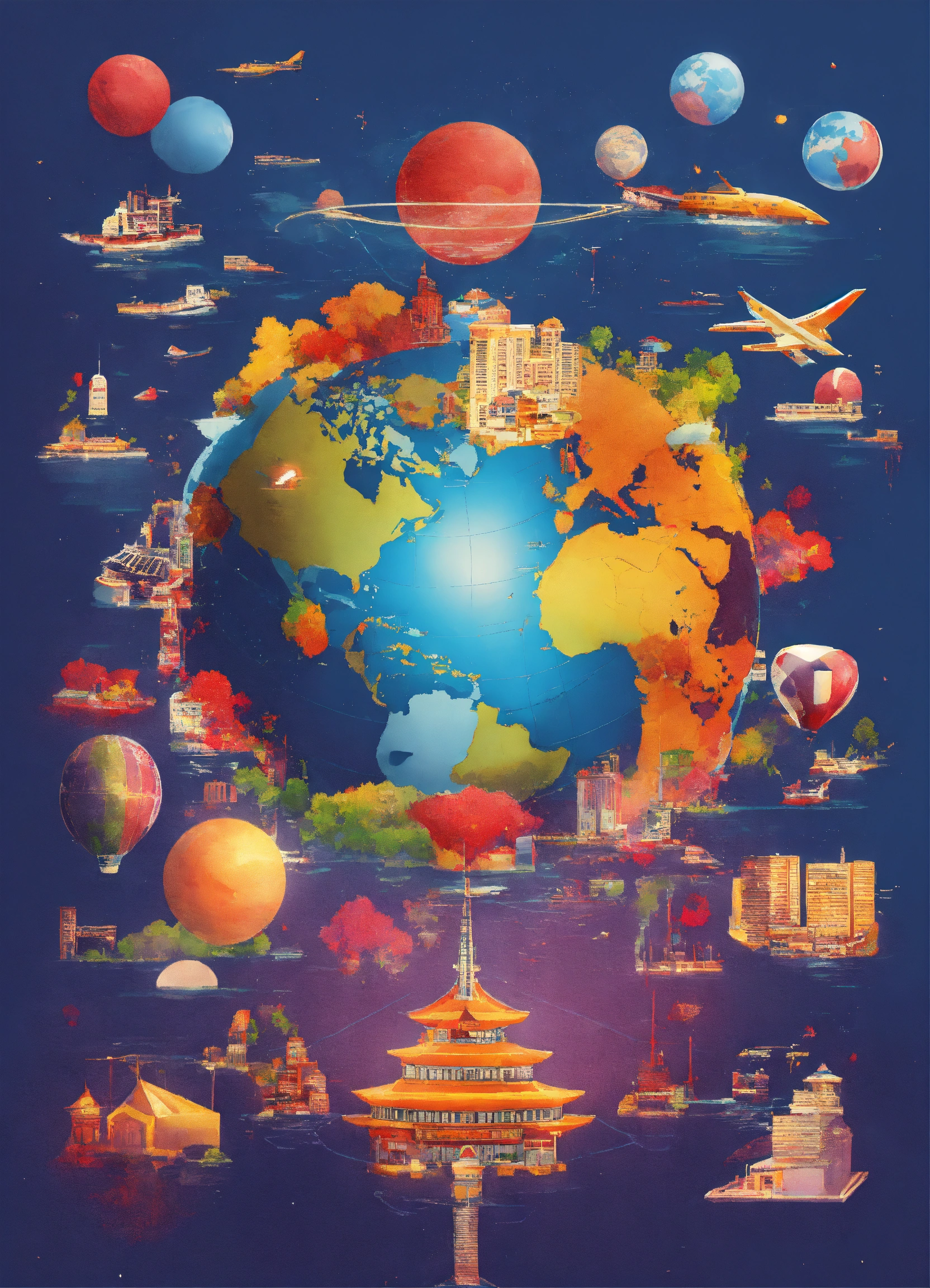 Lexica - World wide back ground