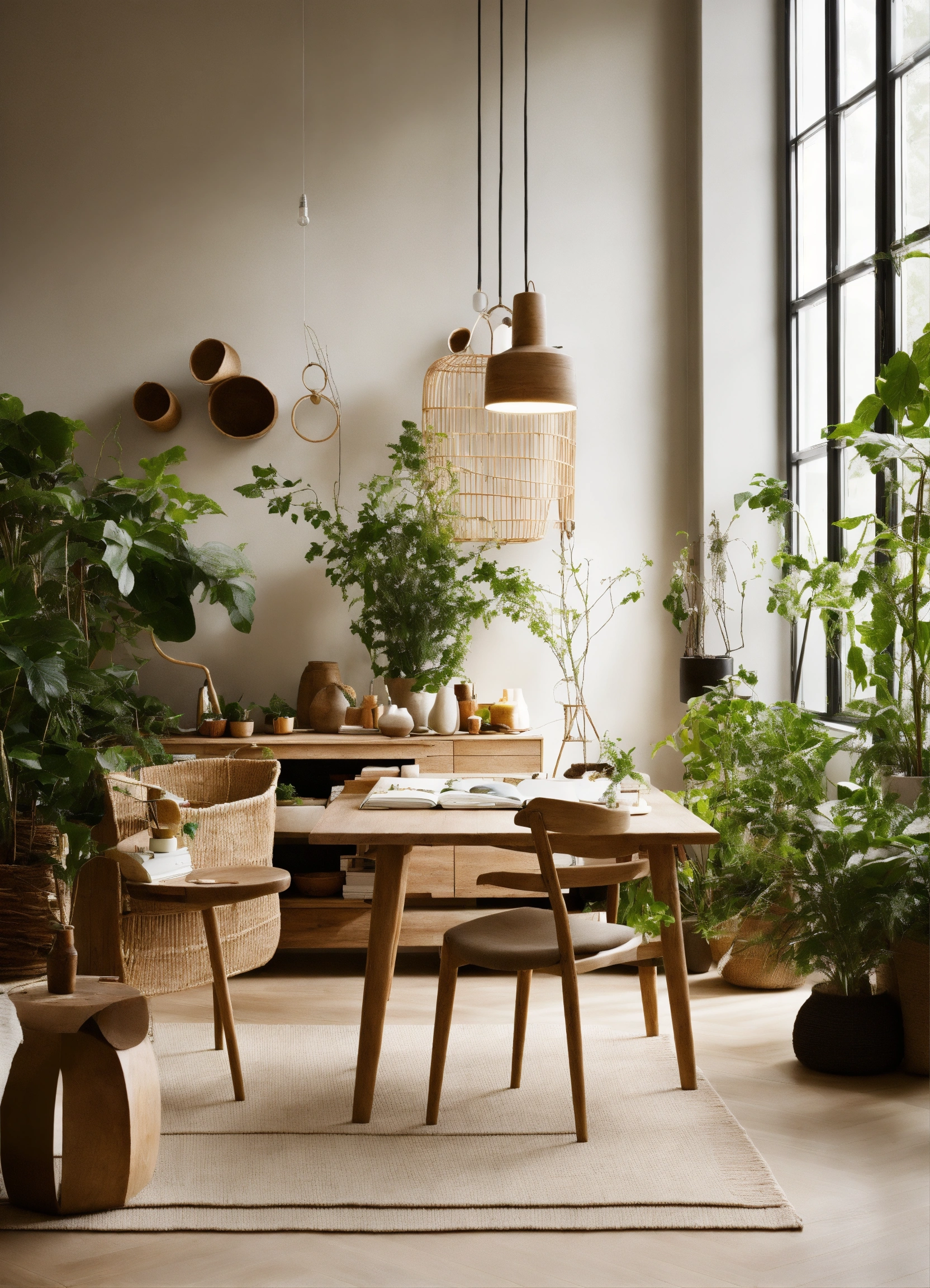 Lexica - Very organized room .biophilic design, natural materials ...