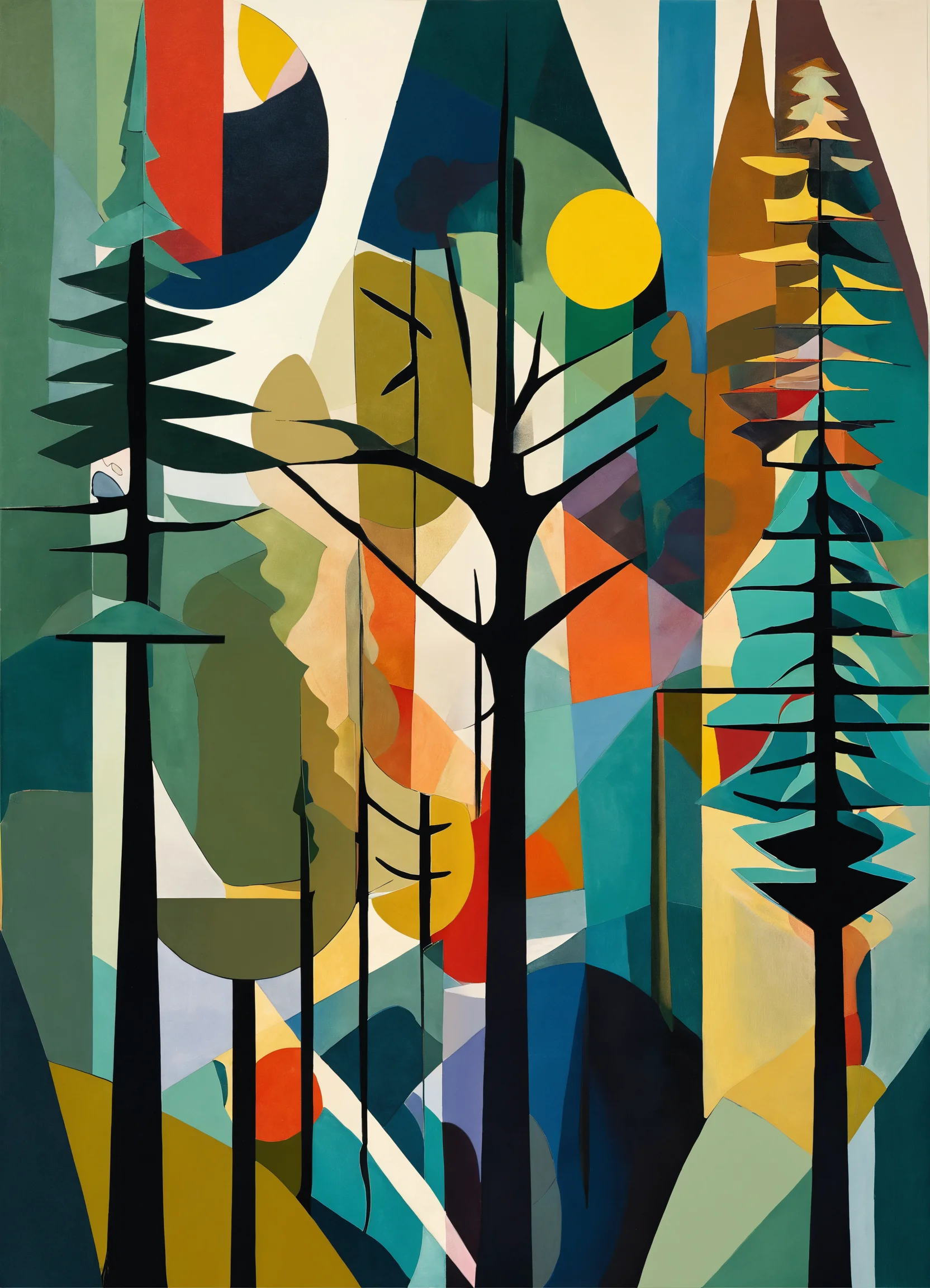 Lexica - An abstract representation of a tranquil forest3, with ...