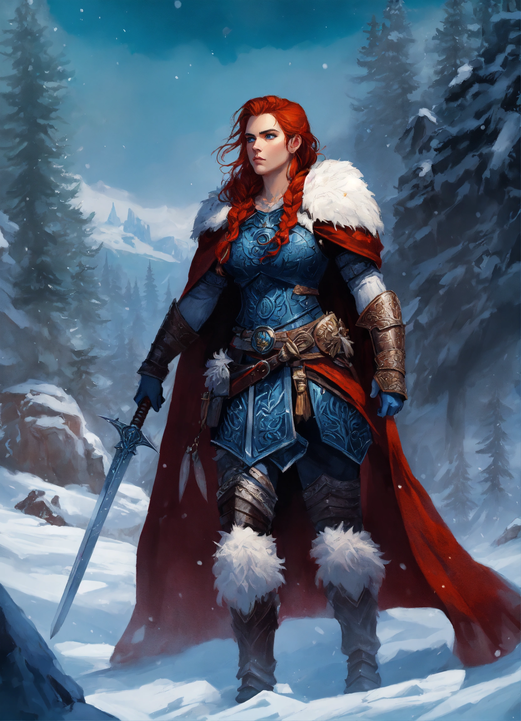 Lexica - A strong rugged woman in intricate armor, highly detailed ...