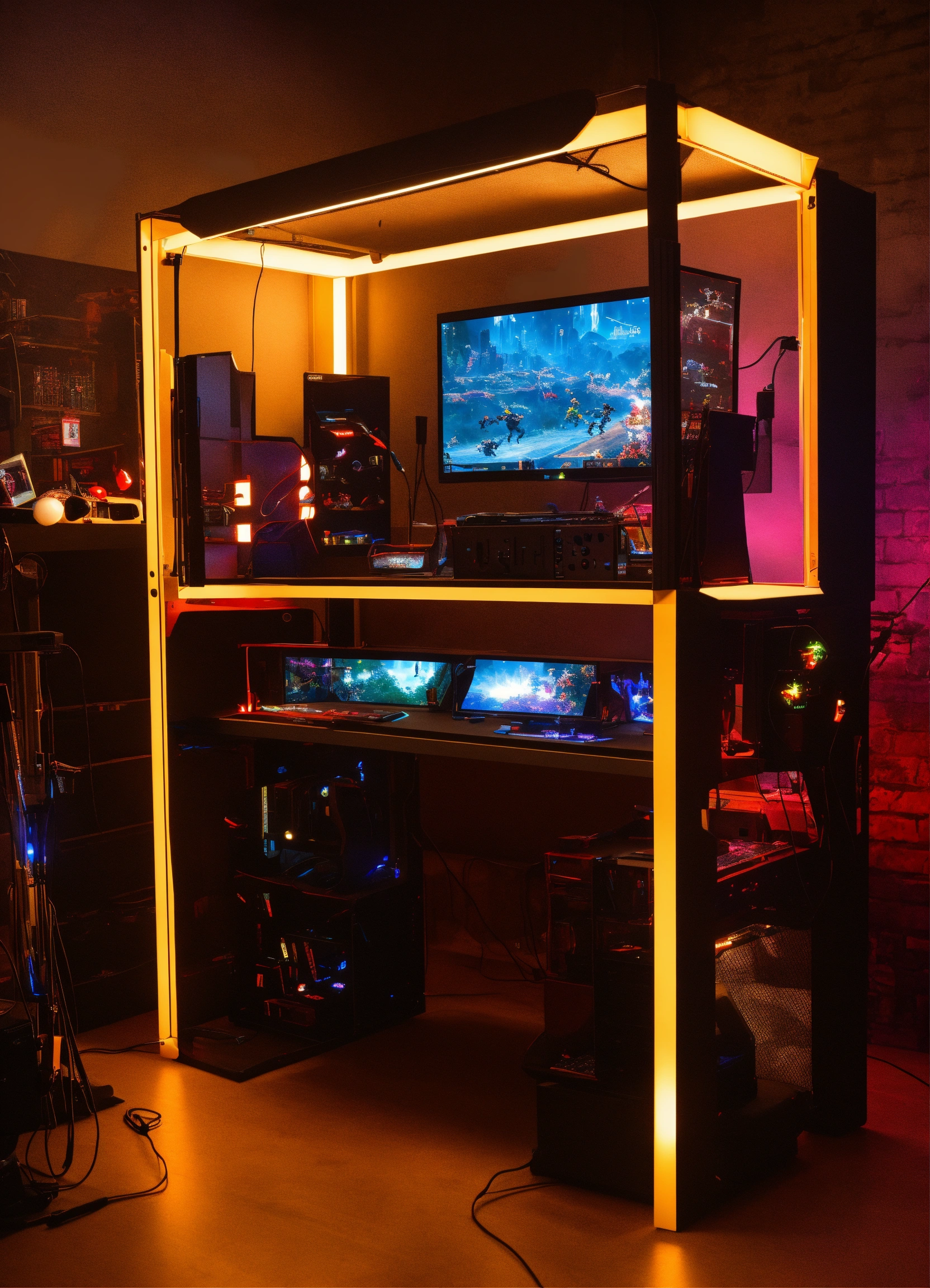 Lexica - A portable modular gaming station designed with lighting games ...