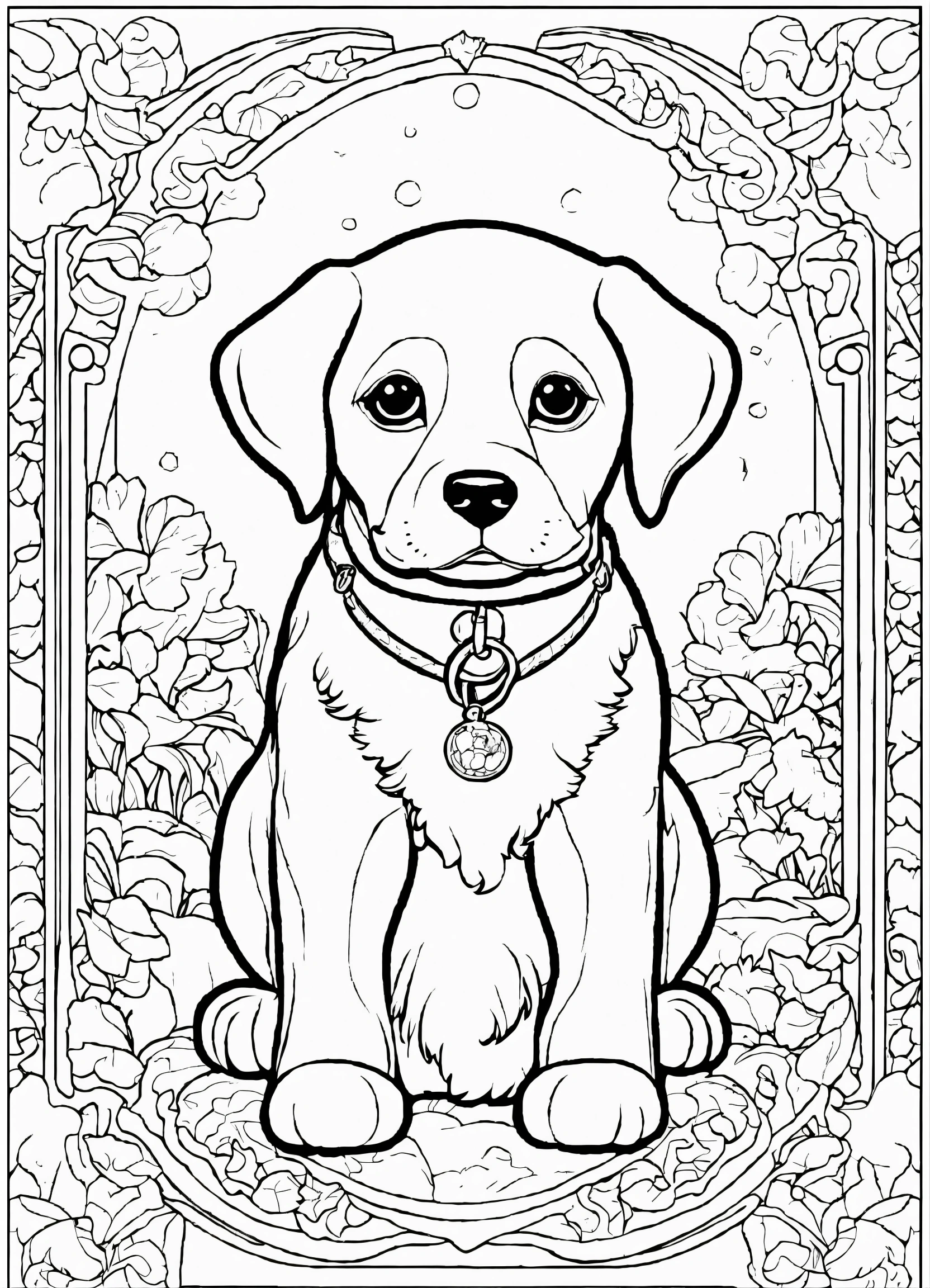 Lexica Animalthemed coloring book for young children, Cartoonstyle