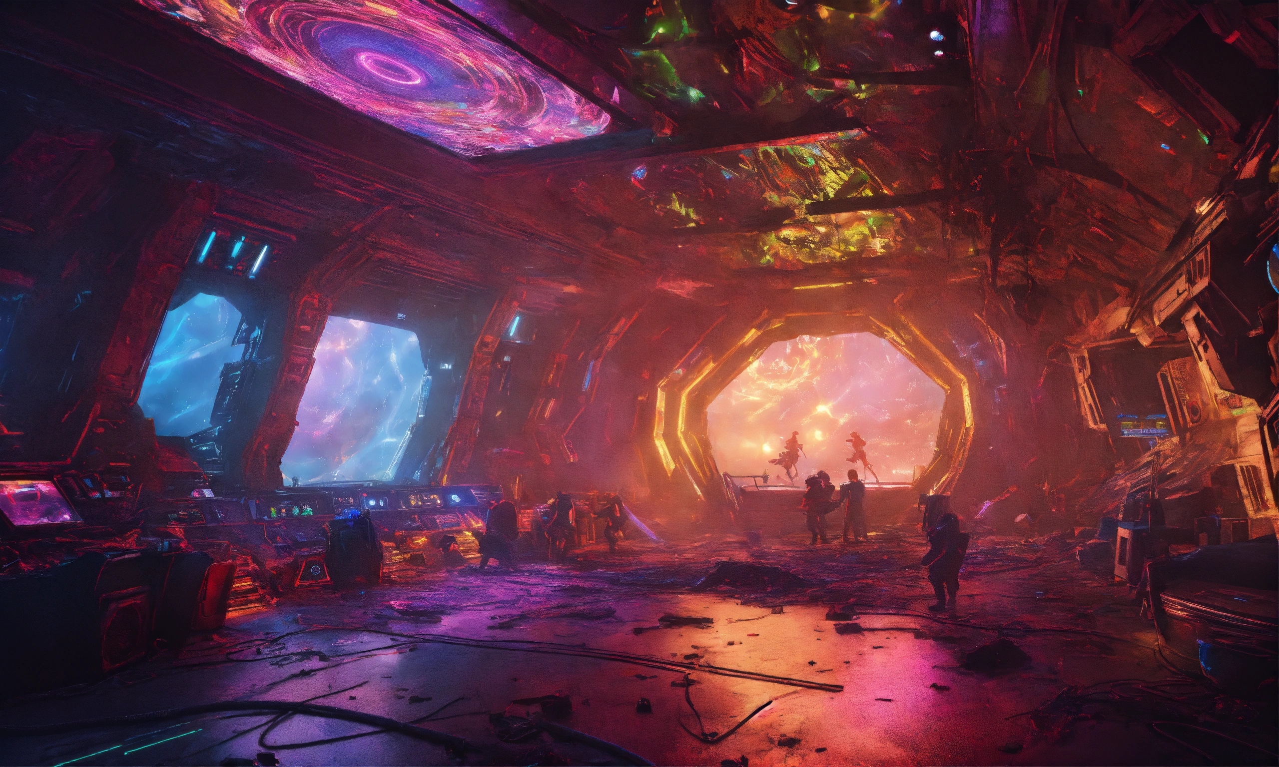 Lexica - Inside a wrecked spaceship is a rave with alien creatures ...