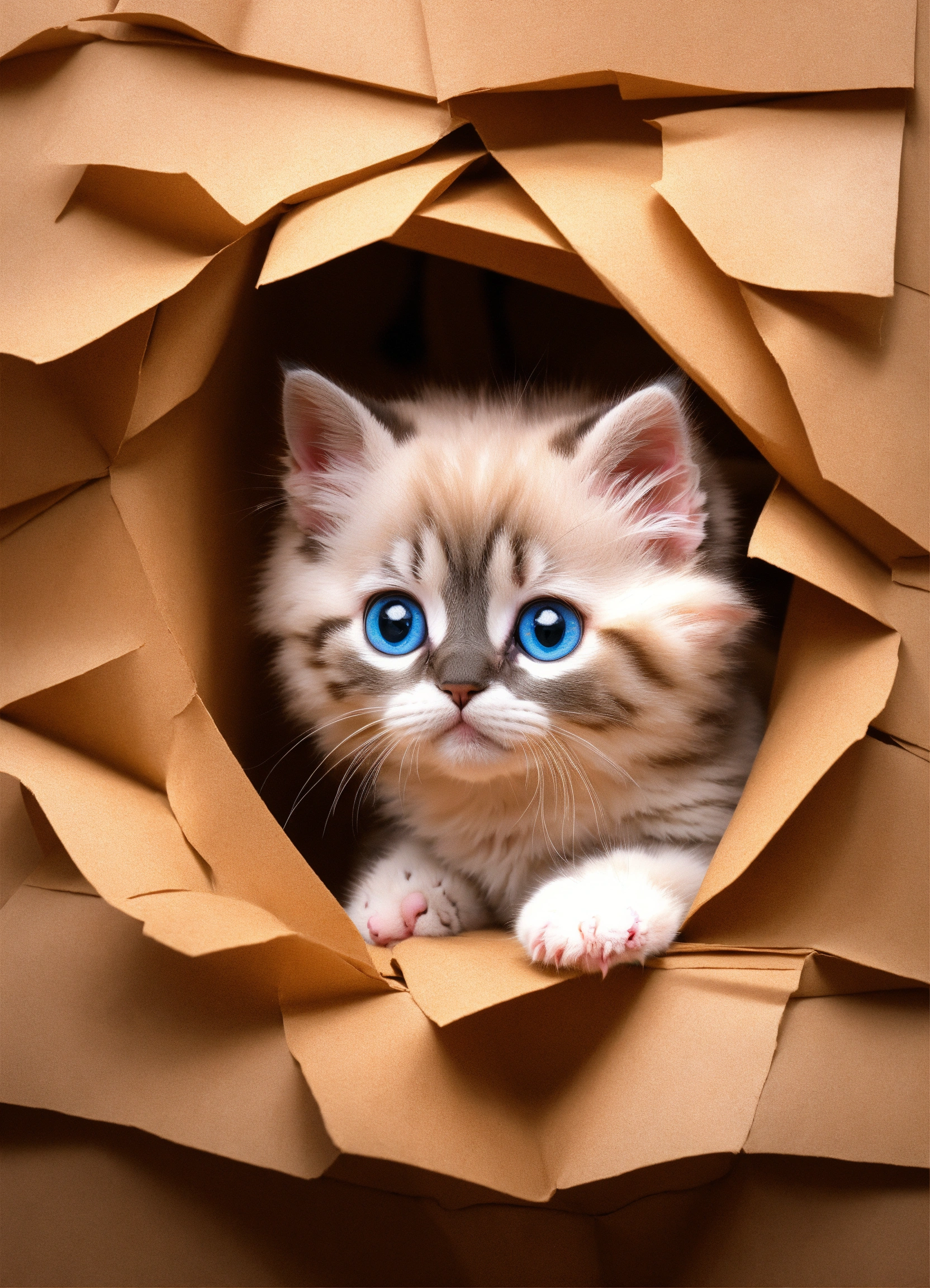 Lexica - 3D extremely cute , adorable ragdoll kitten, Disney Aristocats ...