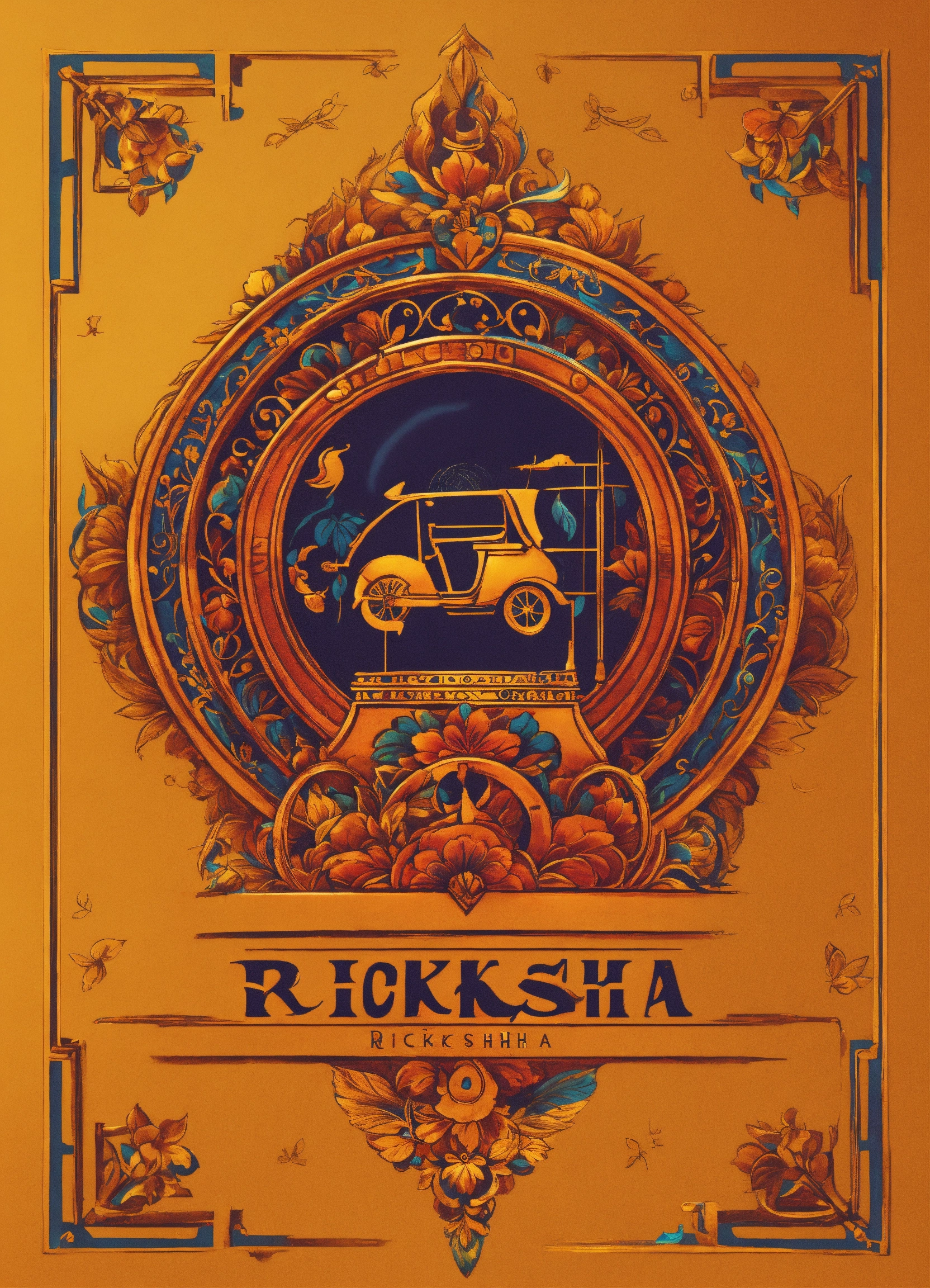 Lexica - A logo design of ricksha