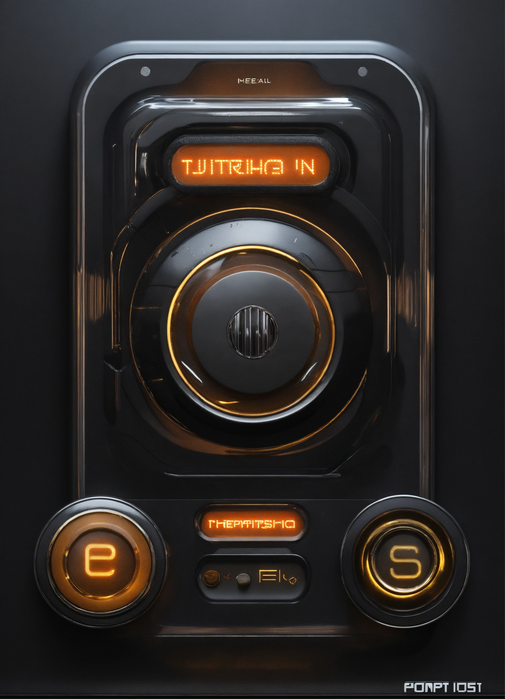 Lexica - Futuristic style button {prompt} . sleek, modern, ultramodern ...