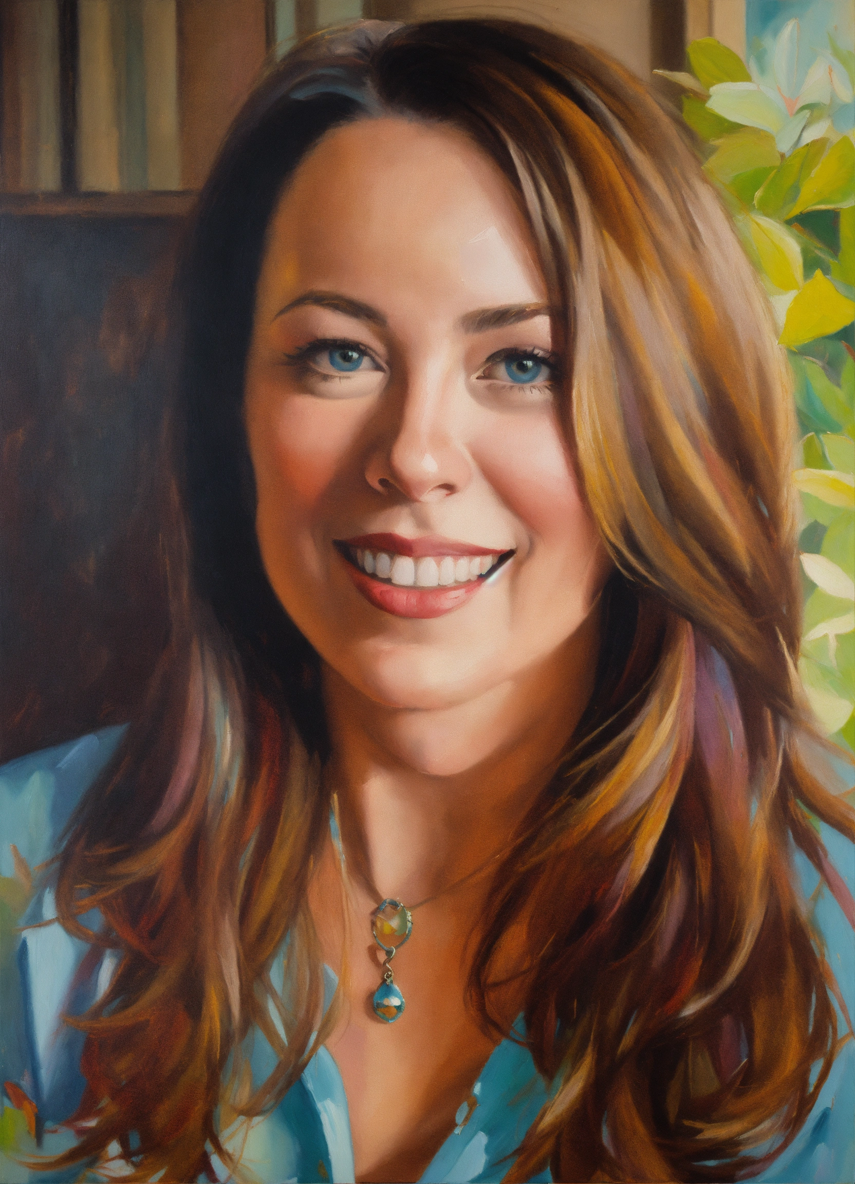 Lexica - Oil painting, self portrait of dianne parks, by dianne parks